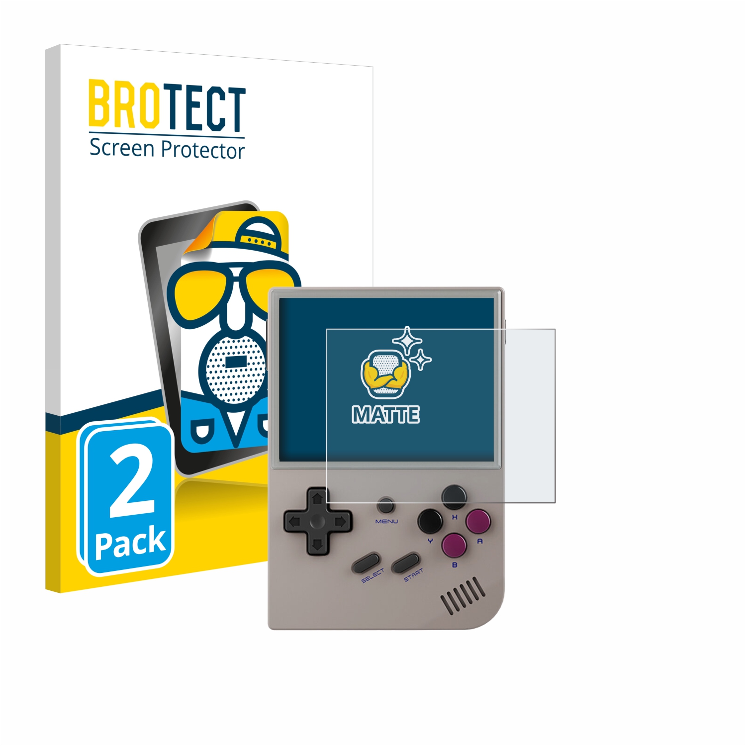 2x BROTECT Entspiegelungs-Folie pro Anbernic RG35XX Plus