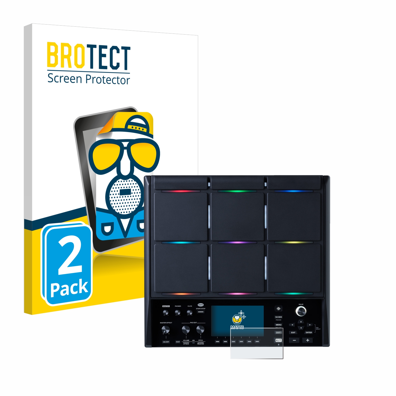 2x BROTECT Entspiegelungs-Folie pro Roland SPD-SX PRO