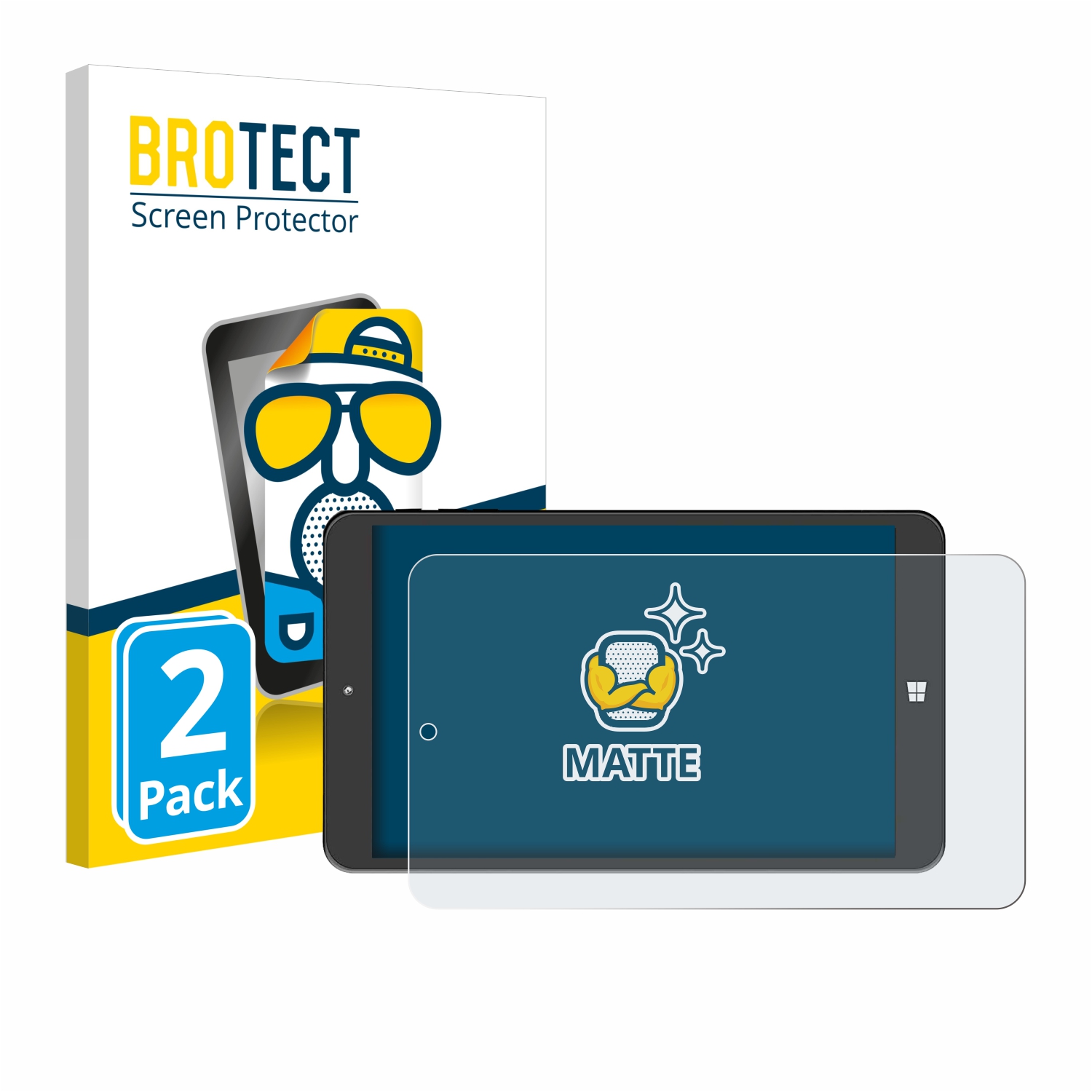 2x BROTECT Entspiegelungs-Folie pro SZTPS Tablet 8