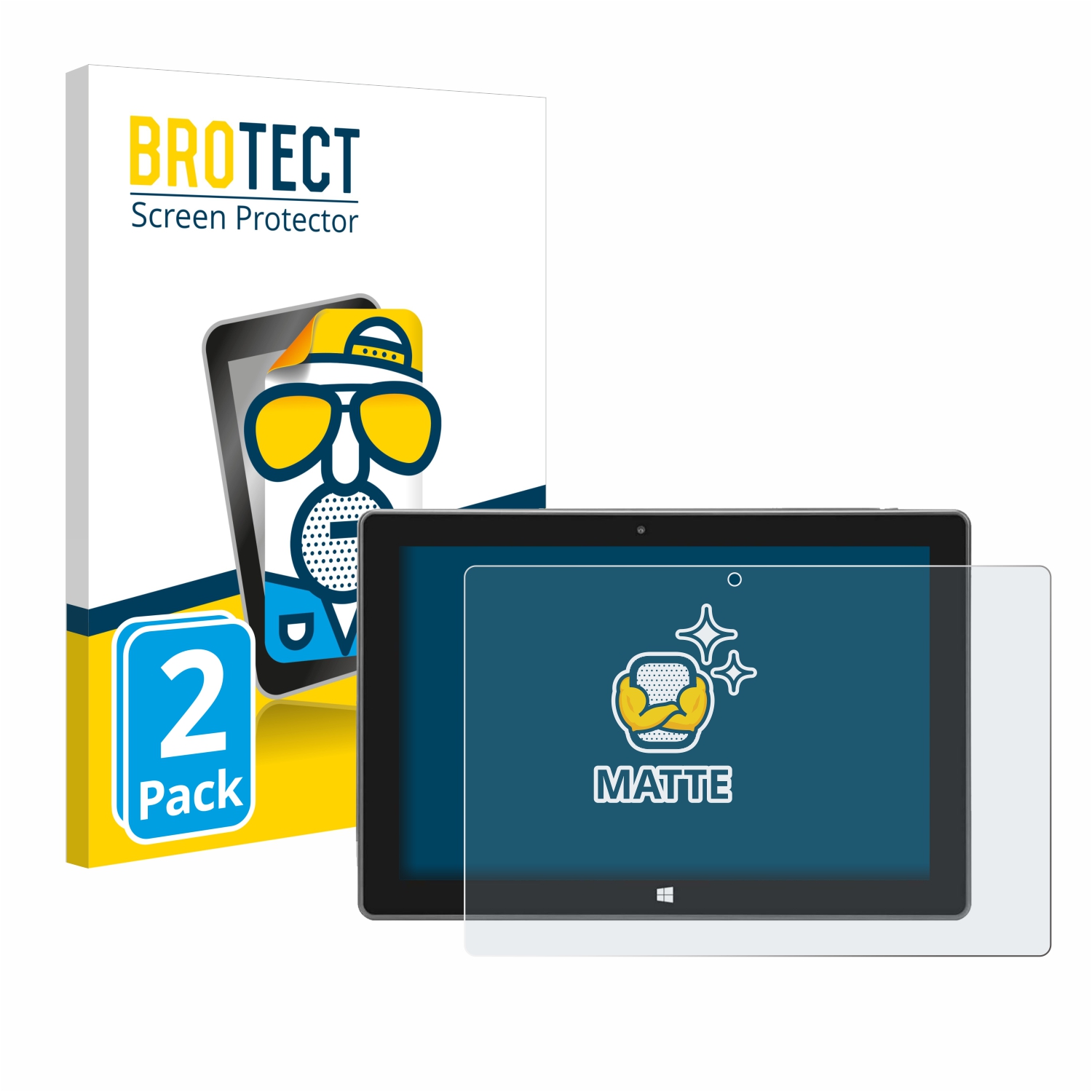 2x BROTECT Entspiegelungs-Folie pro SZTPS Tablet 10.1