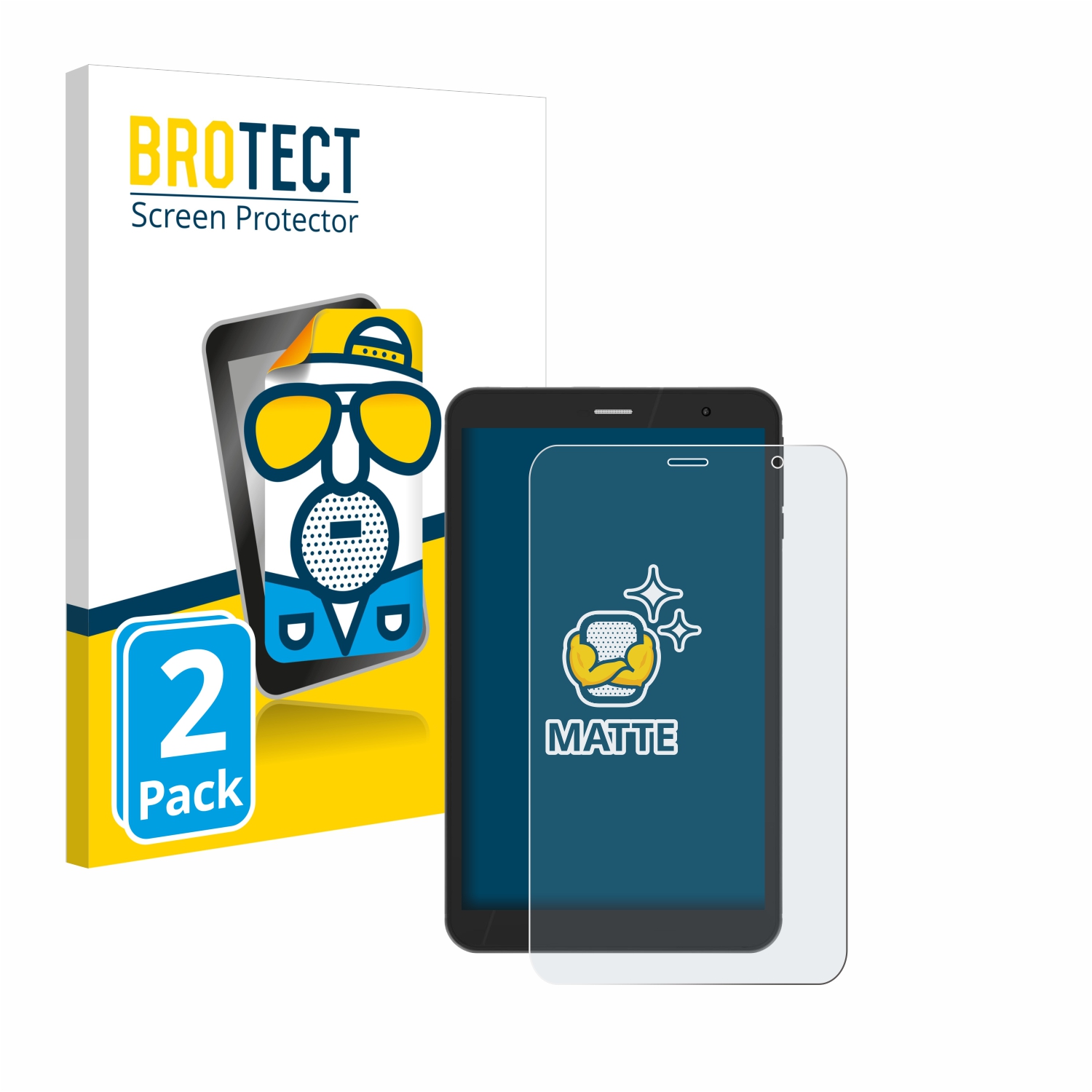 2x BROTECT Entspiegelungs-Folie pro Thomson TEO 8
