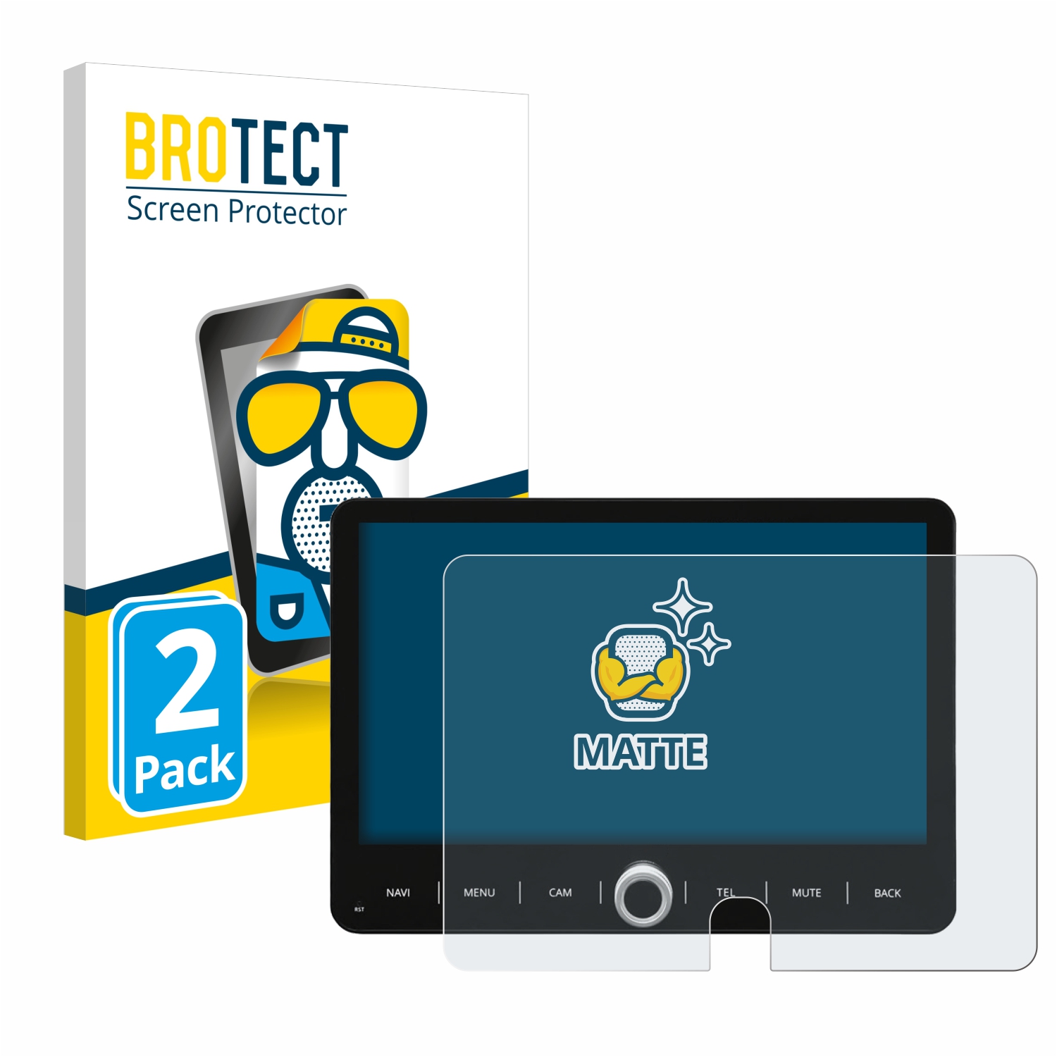 2x BROTECT Entspiegelungs-Folie pro Dynavin D8-T5TP