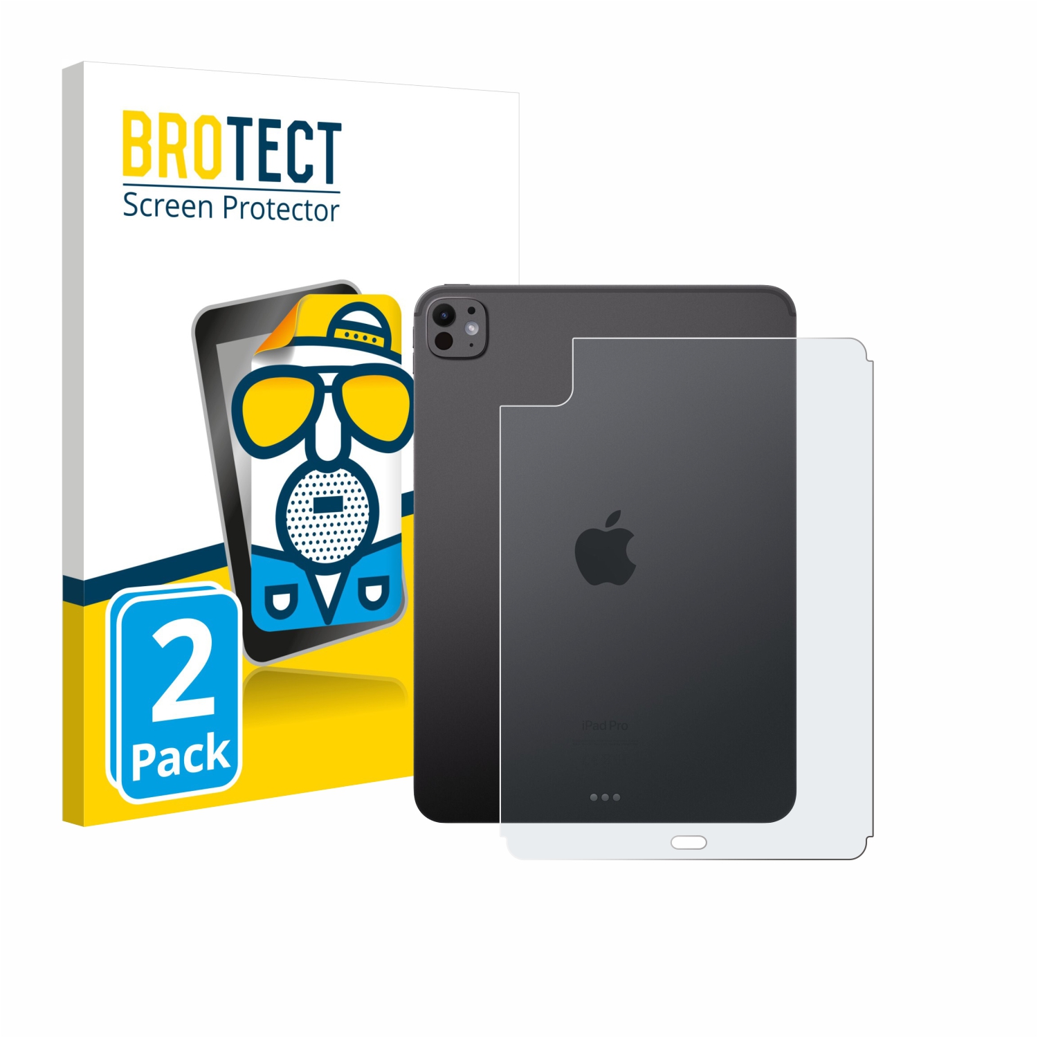 2x BROTECT Entspiegelungs-Folie pro Apple iPad Pro 11 WiFi 2024 (zadní strana)