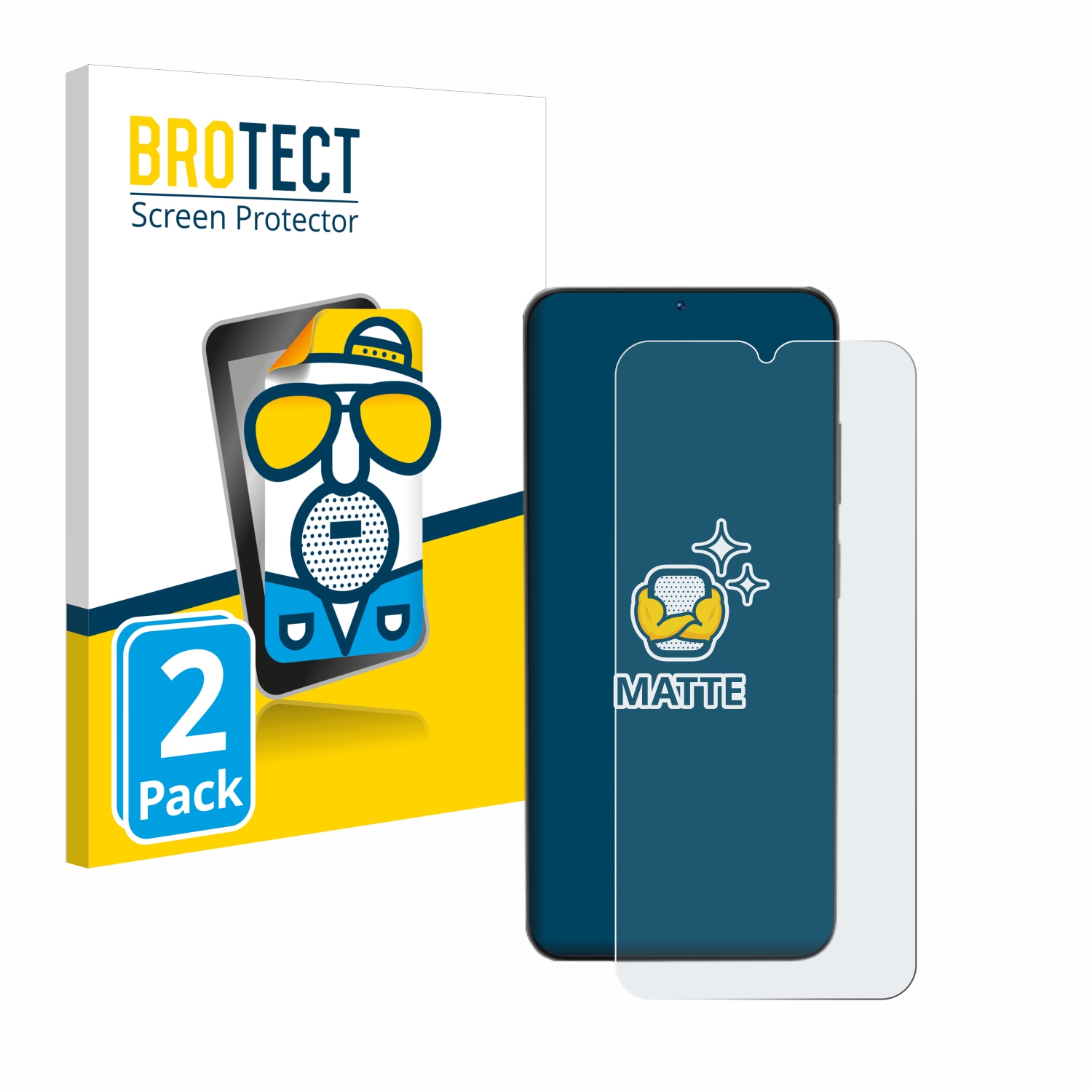 2x BROTECT Entspiegelungs-Folie pro Doogee N55