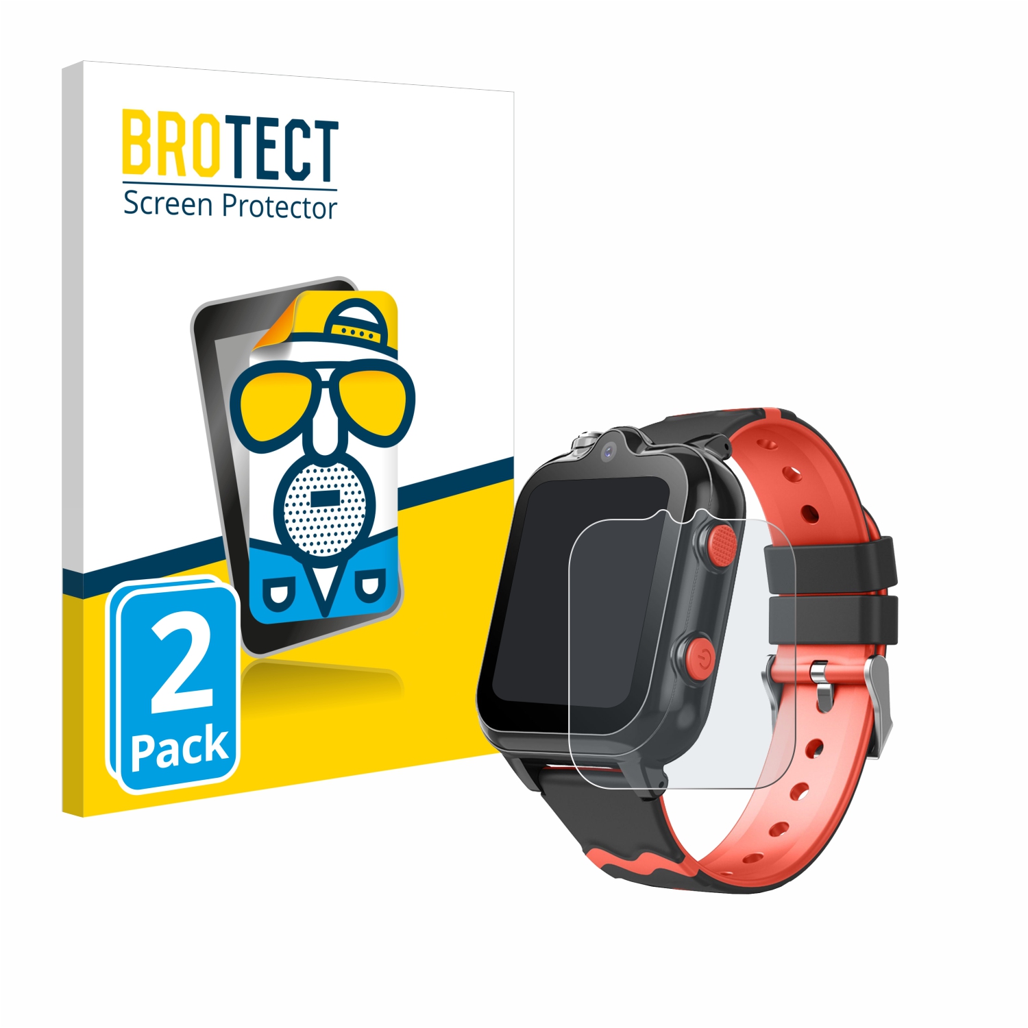 2x BROTECT Entspiegelungs-Folie pro Yuede Kids Smartwatch 1.69