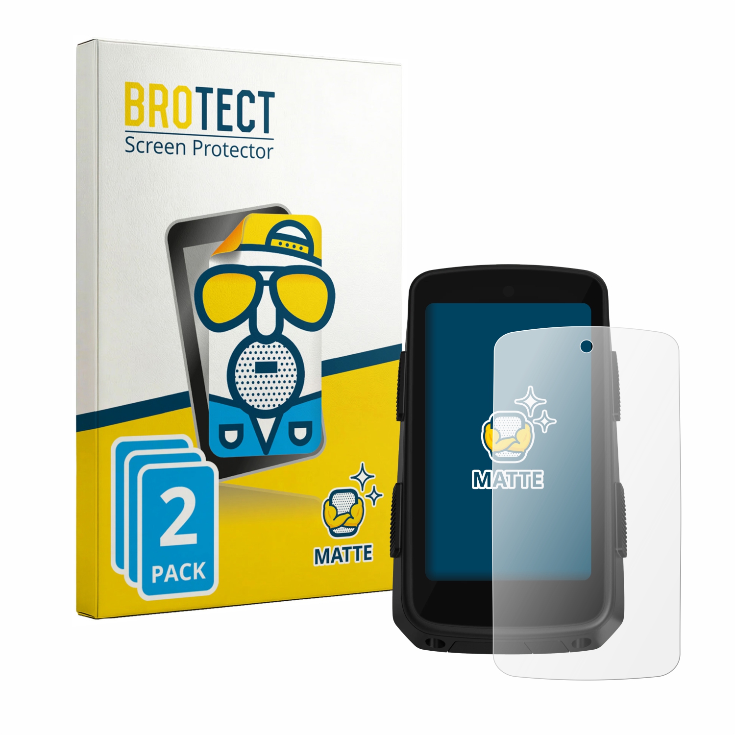 2x BROTECT Entspiegelungs-Folie pro Hammerhead Karoo 3