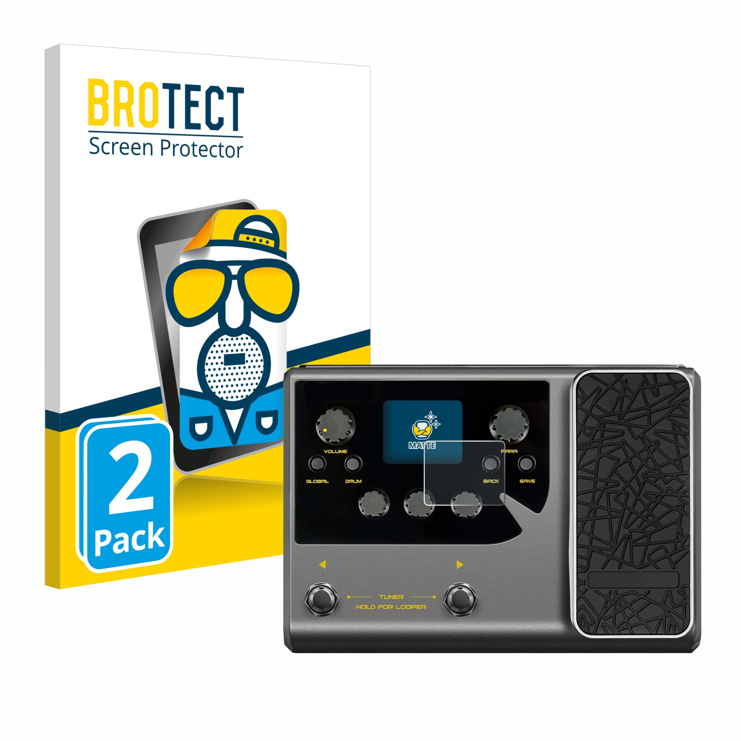 2x BROTECT Entspiegelungs-Folie pro Sonicake Matribox
