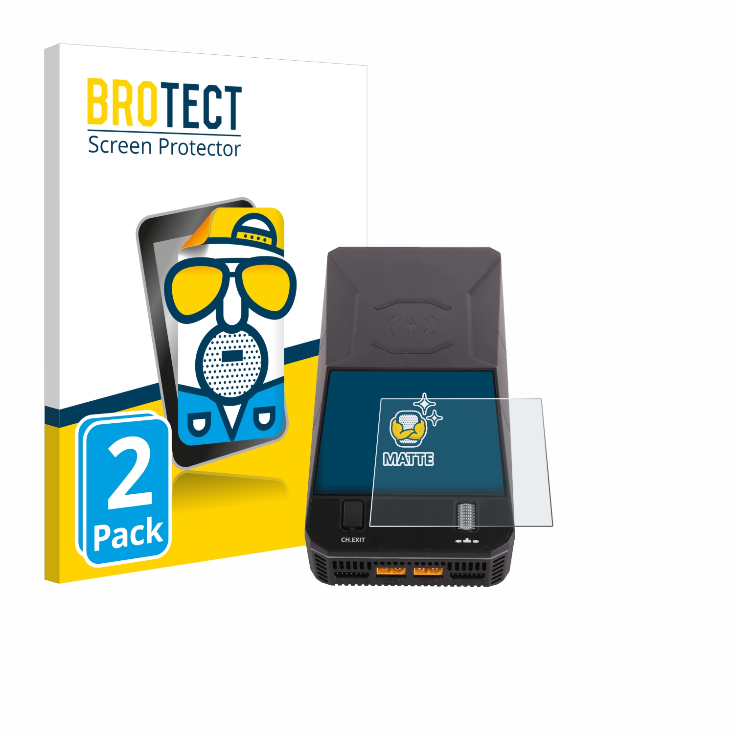 2x BROTECT Entspiegelungs-Folie pro ToolkitRC Q6AC