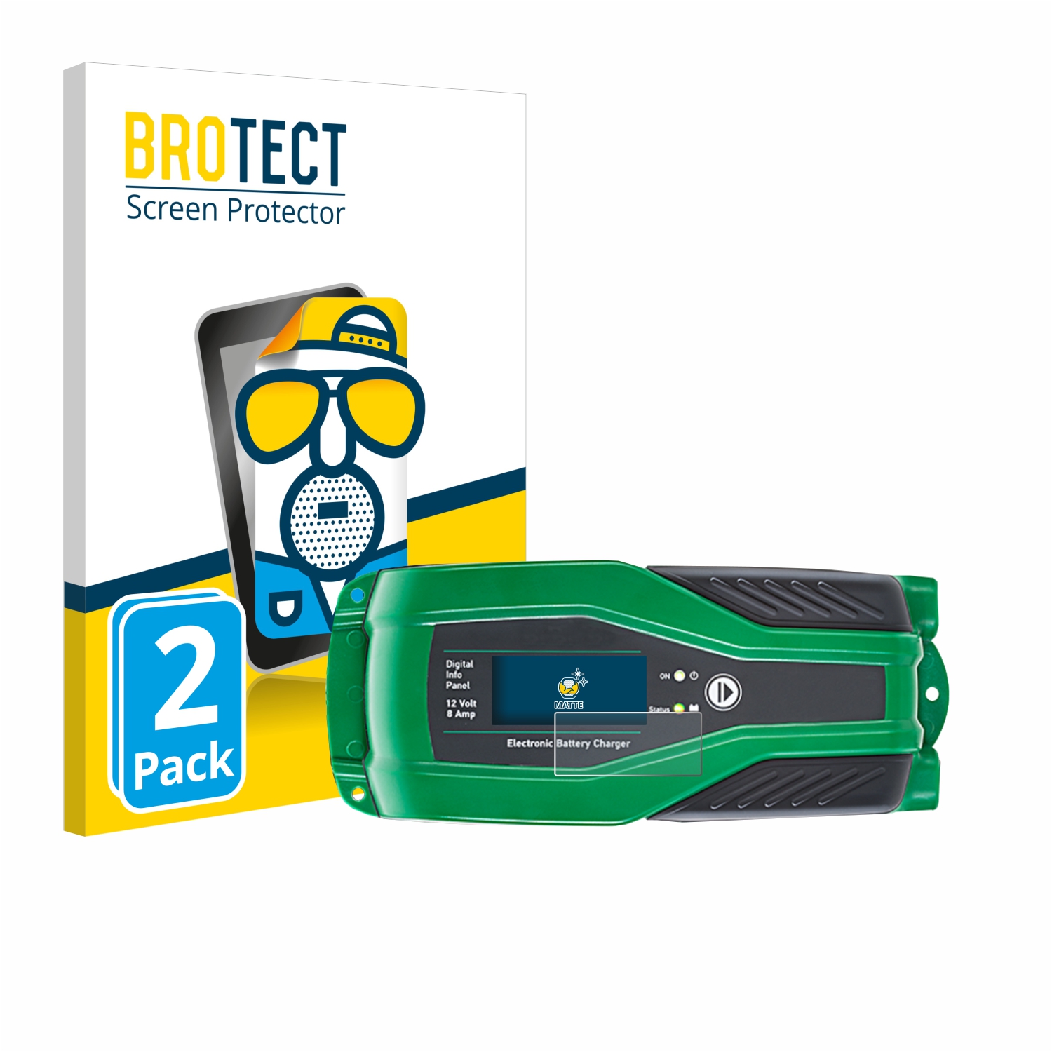 2x BROTECT Entspiegelungs-Folie pro Hella Gutmann BPC 8