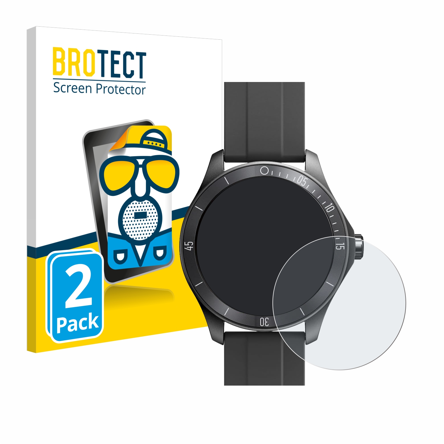 2x BROTECT Entspiegelungs-Folie pro Toobur IDW18