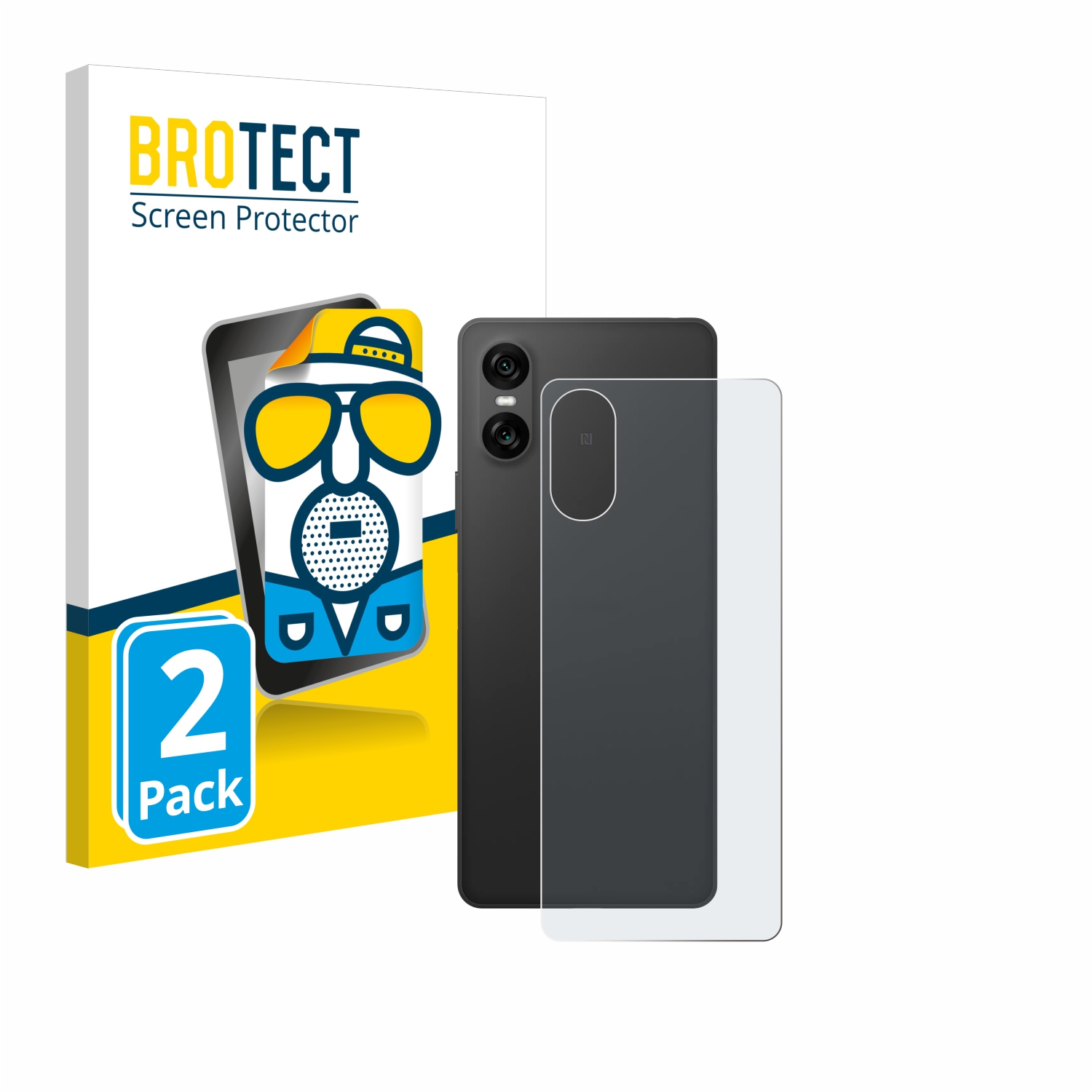 2x BROTECT Entspiegelungs-Folie pro Sony Xperia 10 VI (zadní strana)