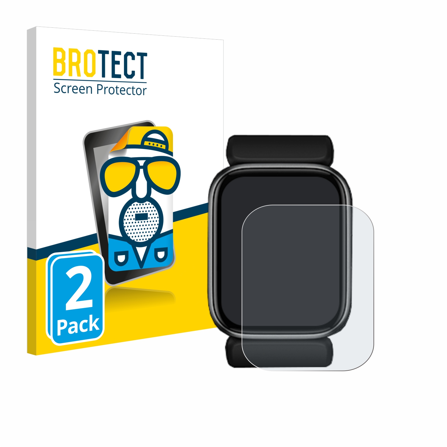 2x BROTECT Entspiegelungs-Folie pro YHE BP Doctor Fit