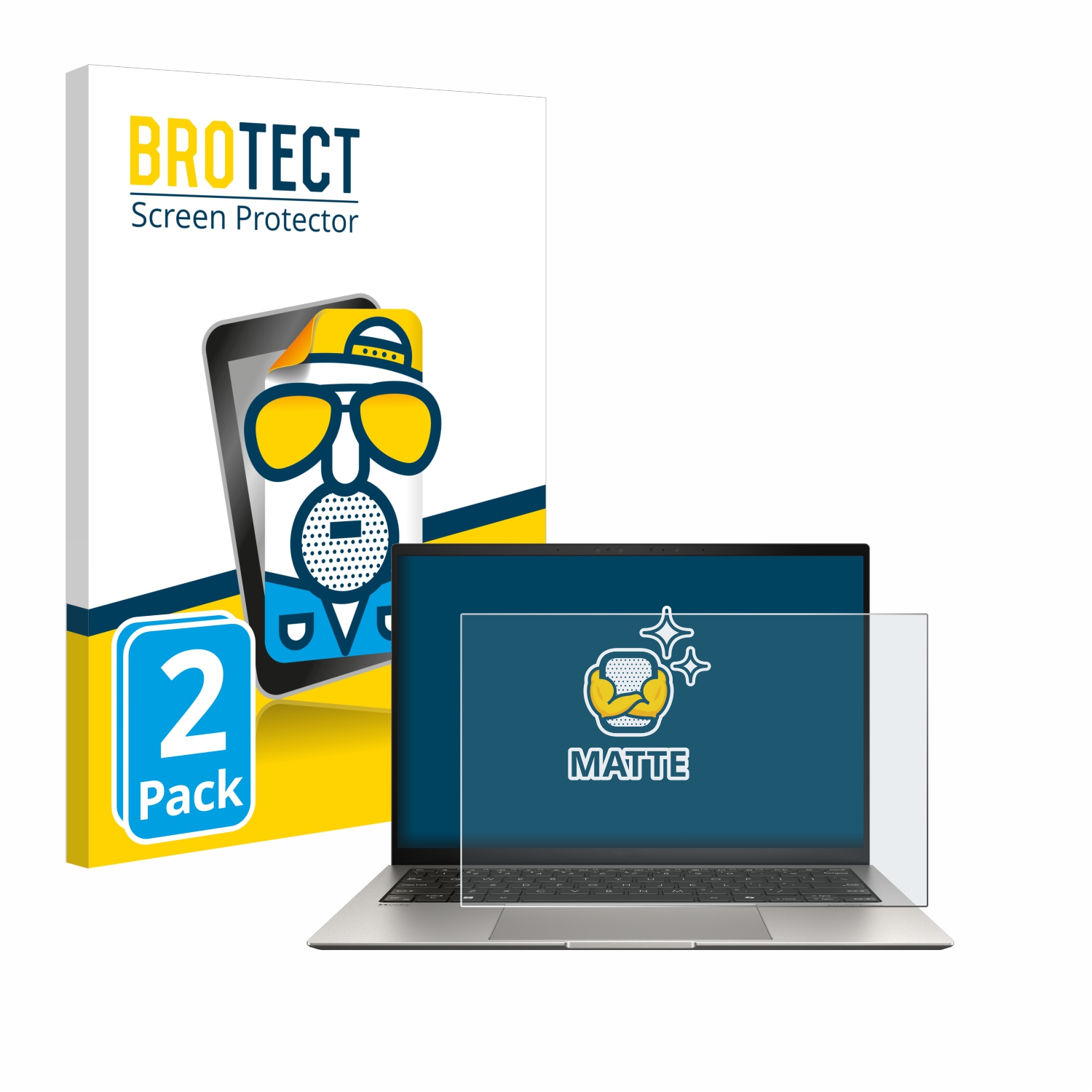 2x BROTECT Entspiegelungs-Folie pro ASUS ZenBook S 13 OLED UX5304