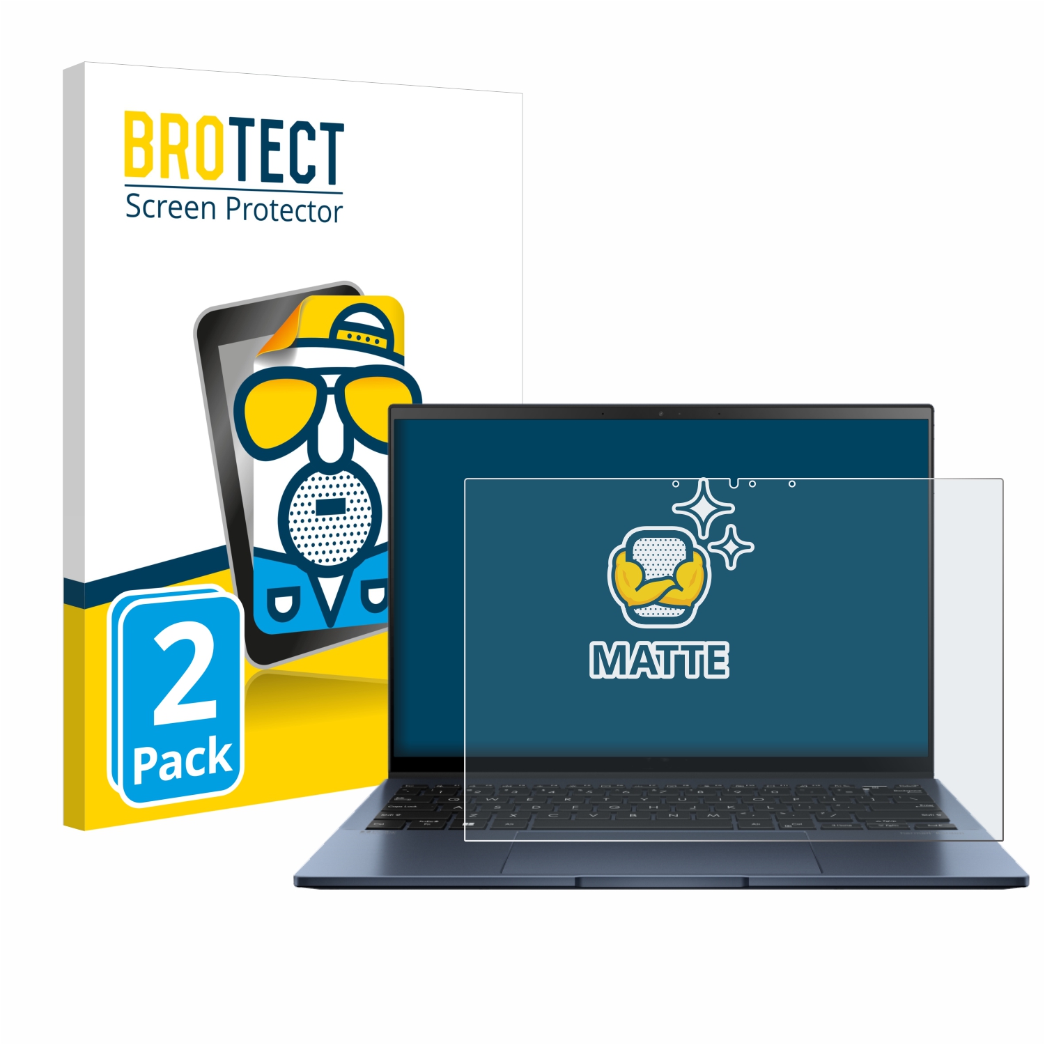 2x BROTECT Entspiegelungs-Folie pro ASUS ZenBook S 13 OLED UM5302