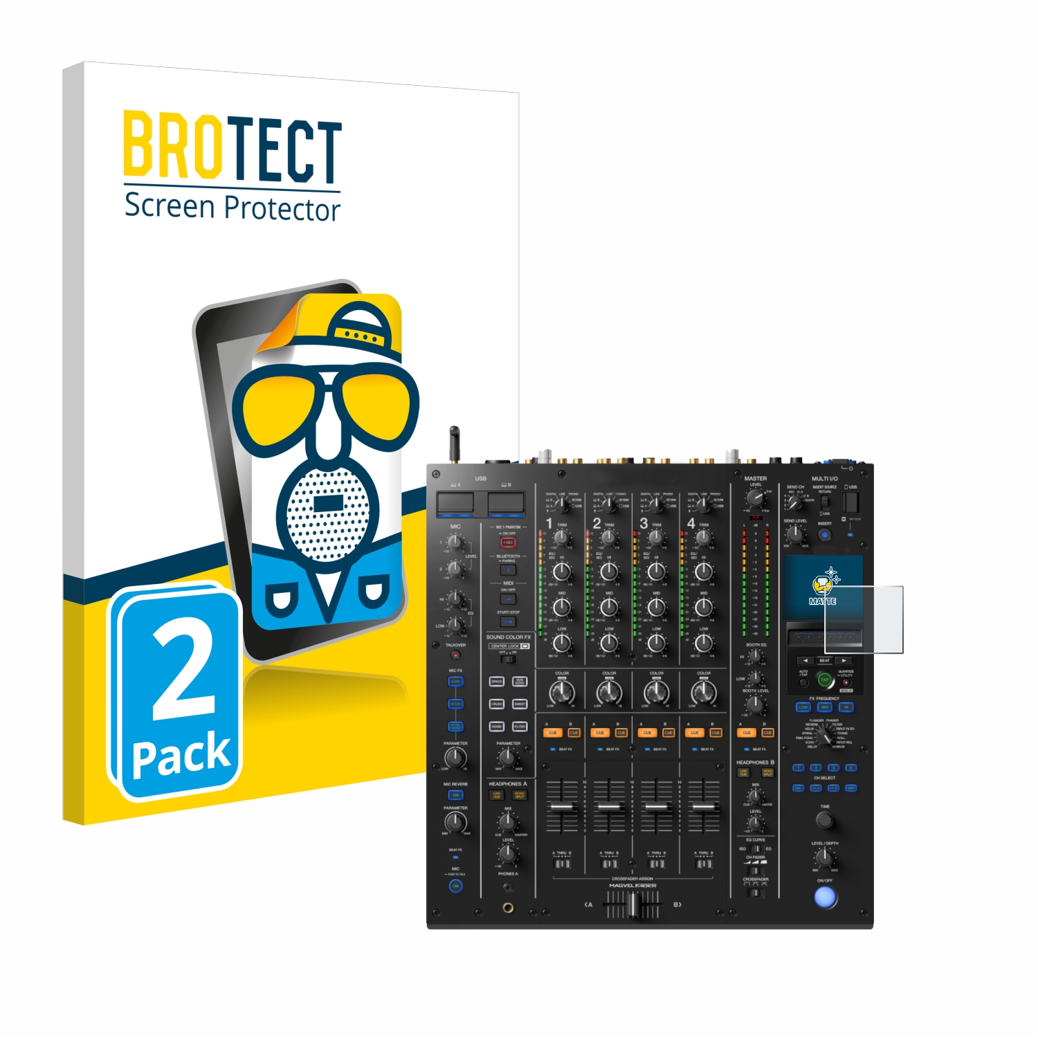 2x BROTECT Entspiegelungs-Folie pro Pioneer DJM A9