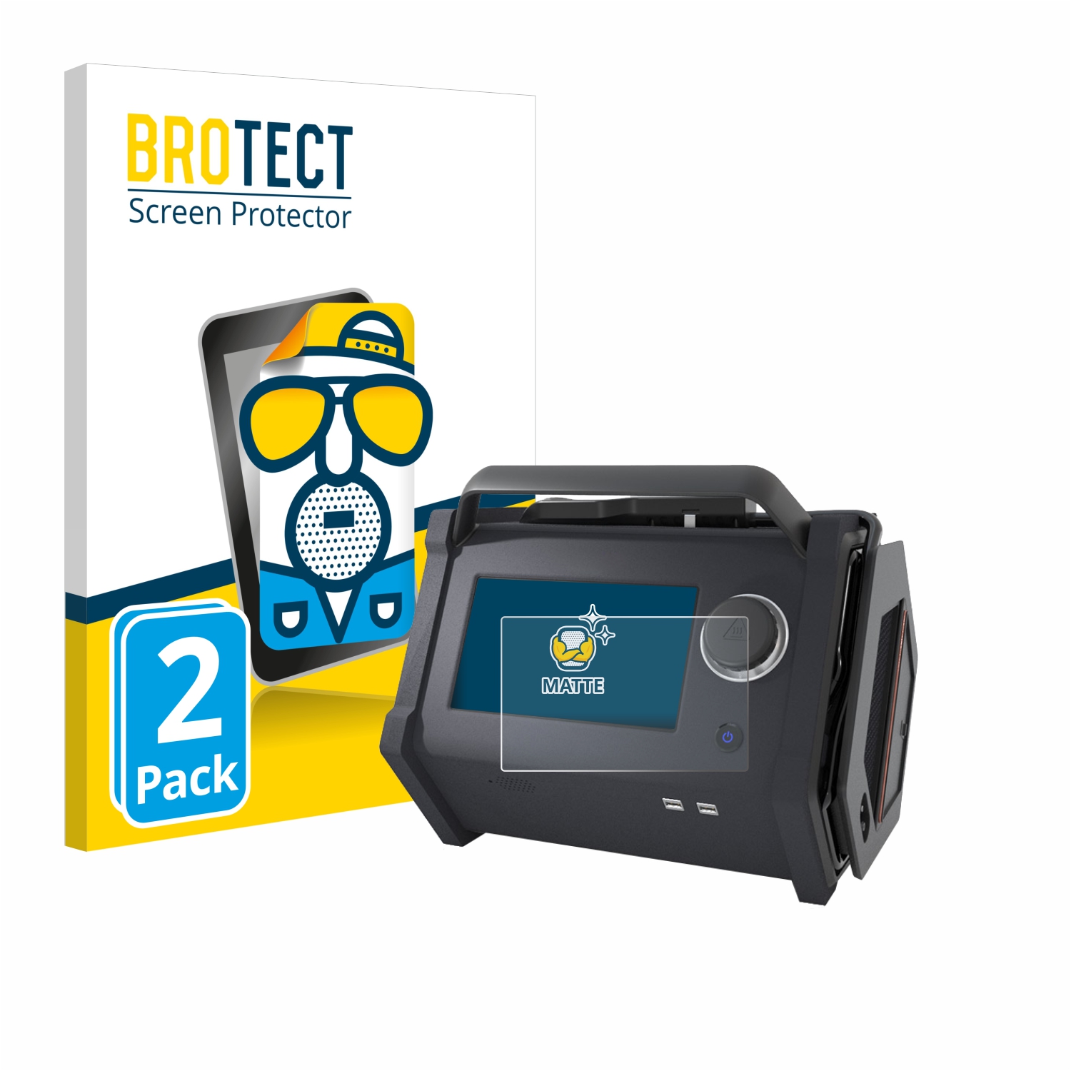 2x BROTECT Entspiegelungs-Folie pro Flir Griffin G510x