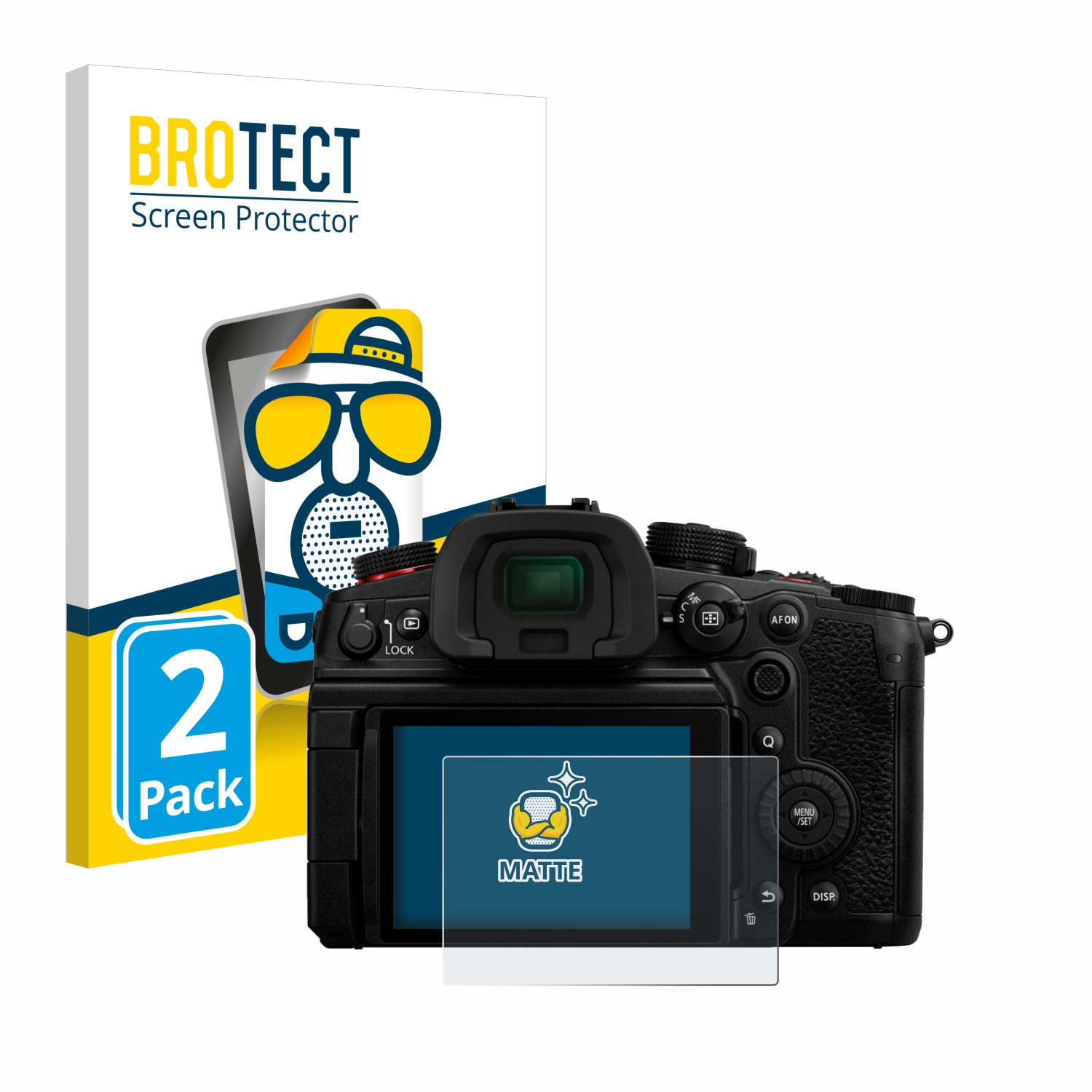2x BROTECT Entspiegelungs-Folie pro Panasonic Lumix DC-GH7