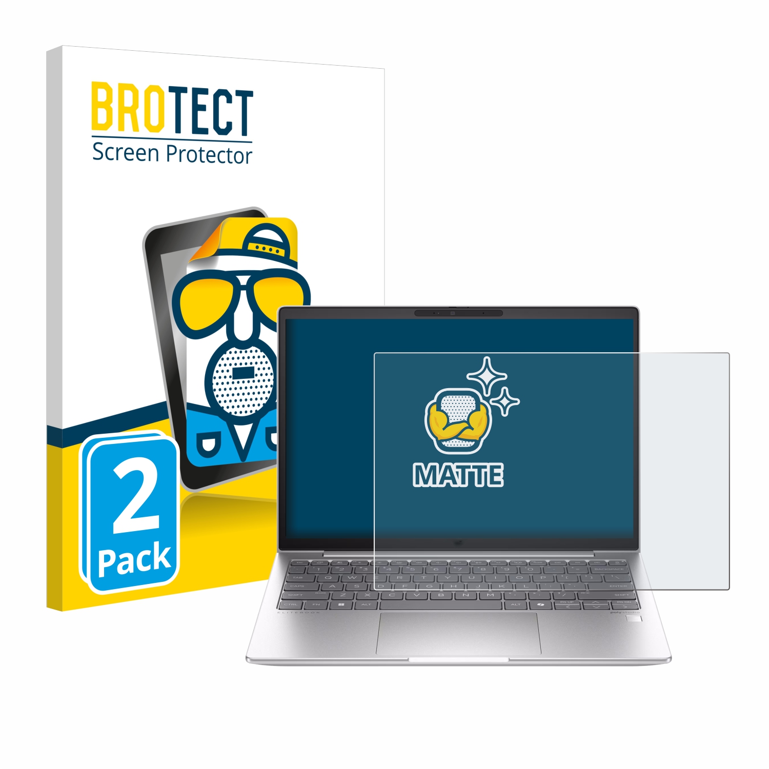 2x BROTECT Entspiegelungs-Folie pro HP EliteBook 630 G11