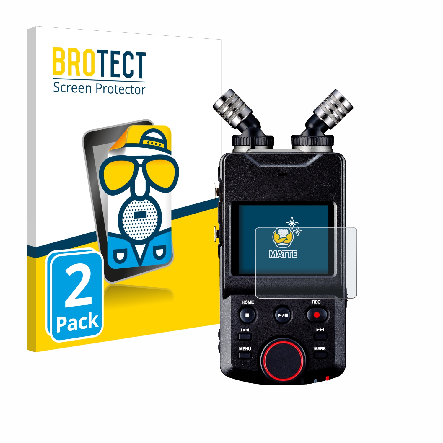 2x BROTECT Entspiegelungs-Folie pro Tascam Portacapture X6