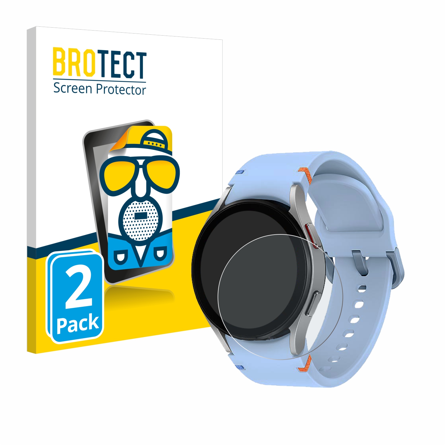 2x BROTECT Entspiegelungs-Folie pro Samsung Galaxy Watch FE