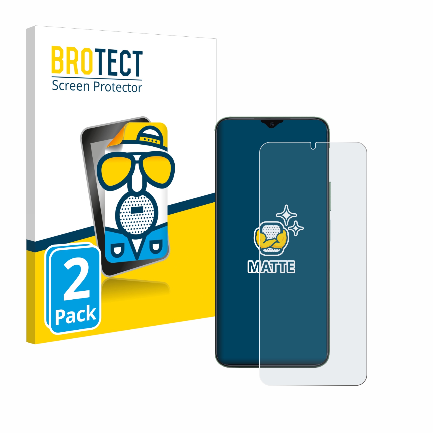 2x BROTECT Entspiegelungs-Folie pro Honor X6b