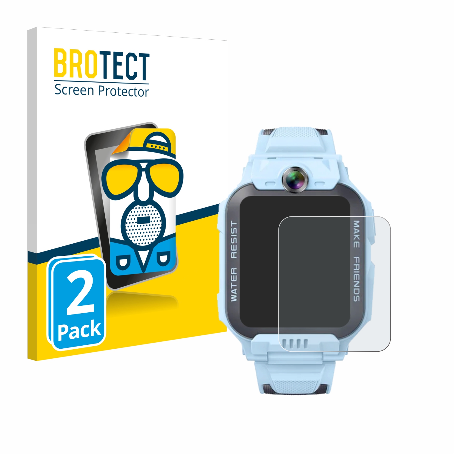 2x BROTECT Entspiegelungs-Folie pro Imoo Watch Phone Z7