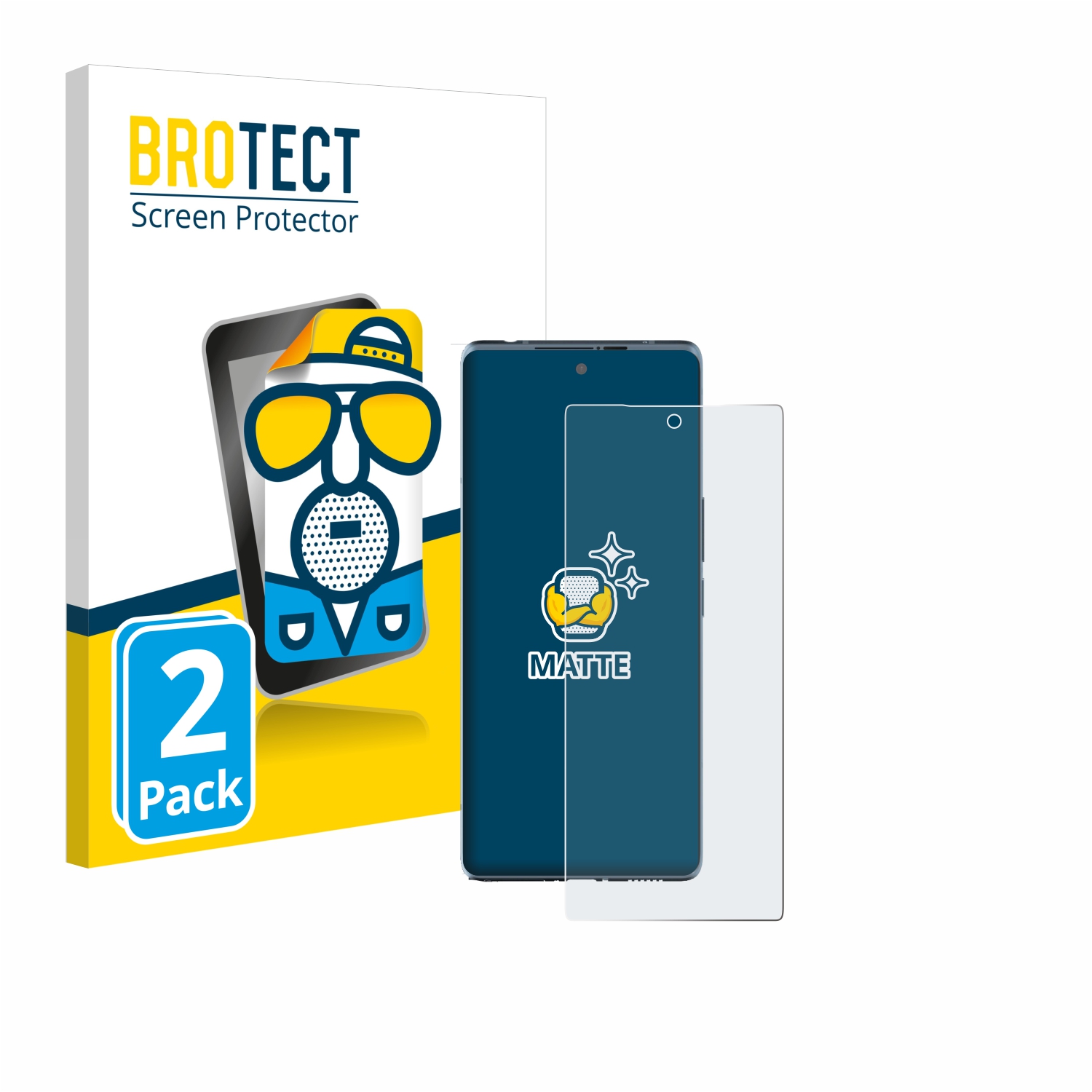 2x BROTECT Entspiegelungs-Folie pro HTC U24 Pro