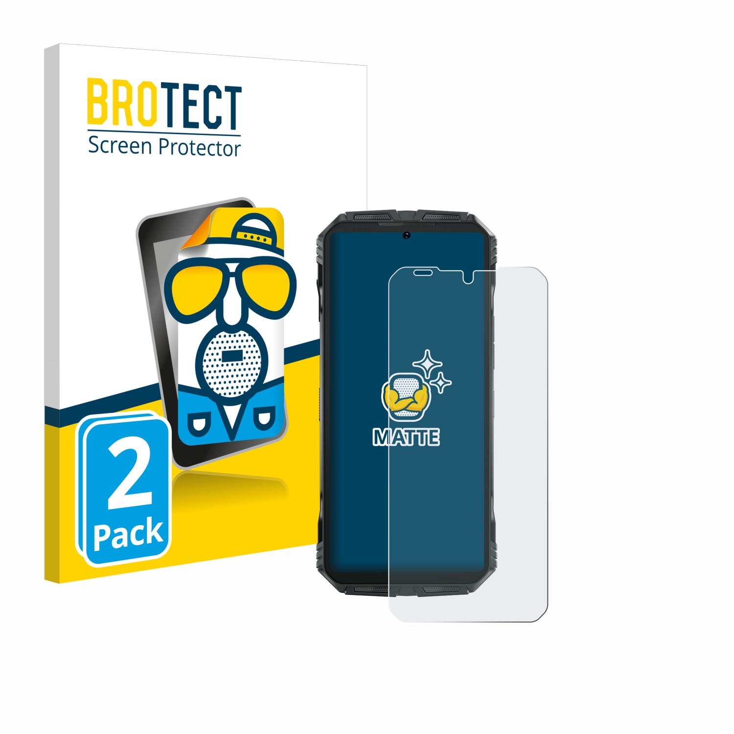 2x BROTECT Entspiegelungs-Folie pro Doogee S punk
