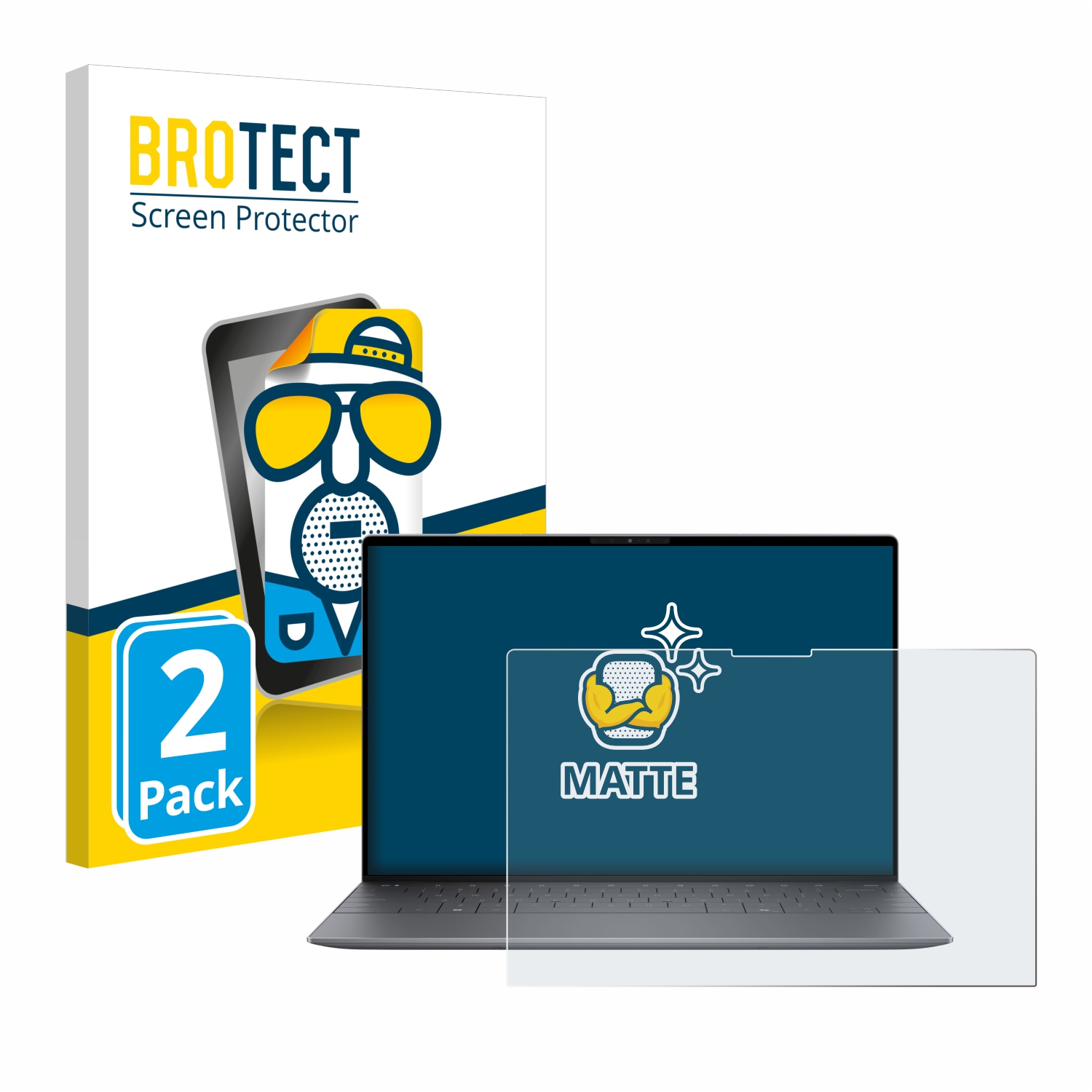 2x BROTECT Entspiegelungs-Folie pro Dell XPS 13 9345