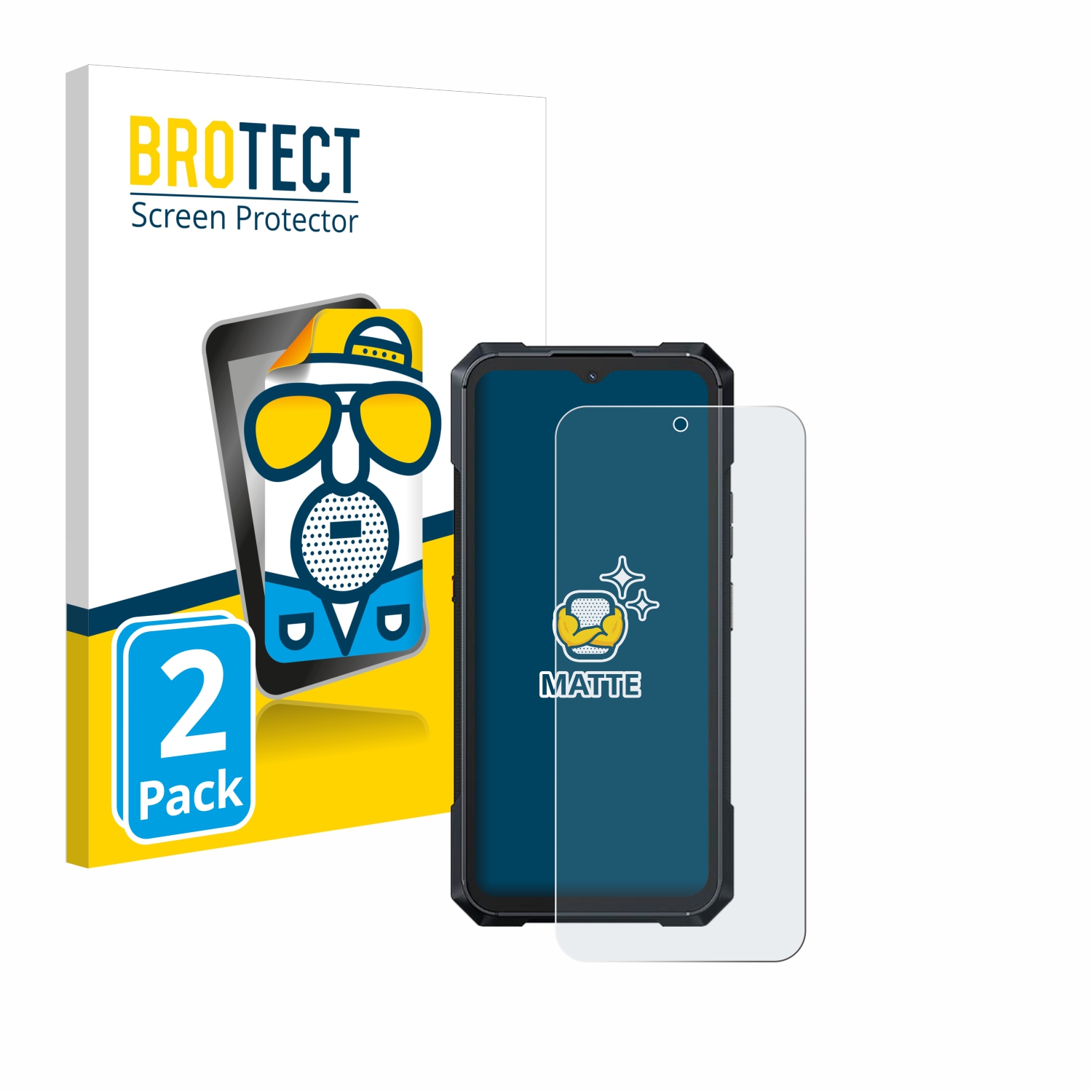 2x BROTECT Entspiegelungs-Folie pro Cubot KingKong X