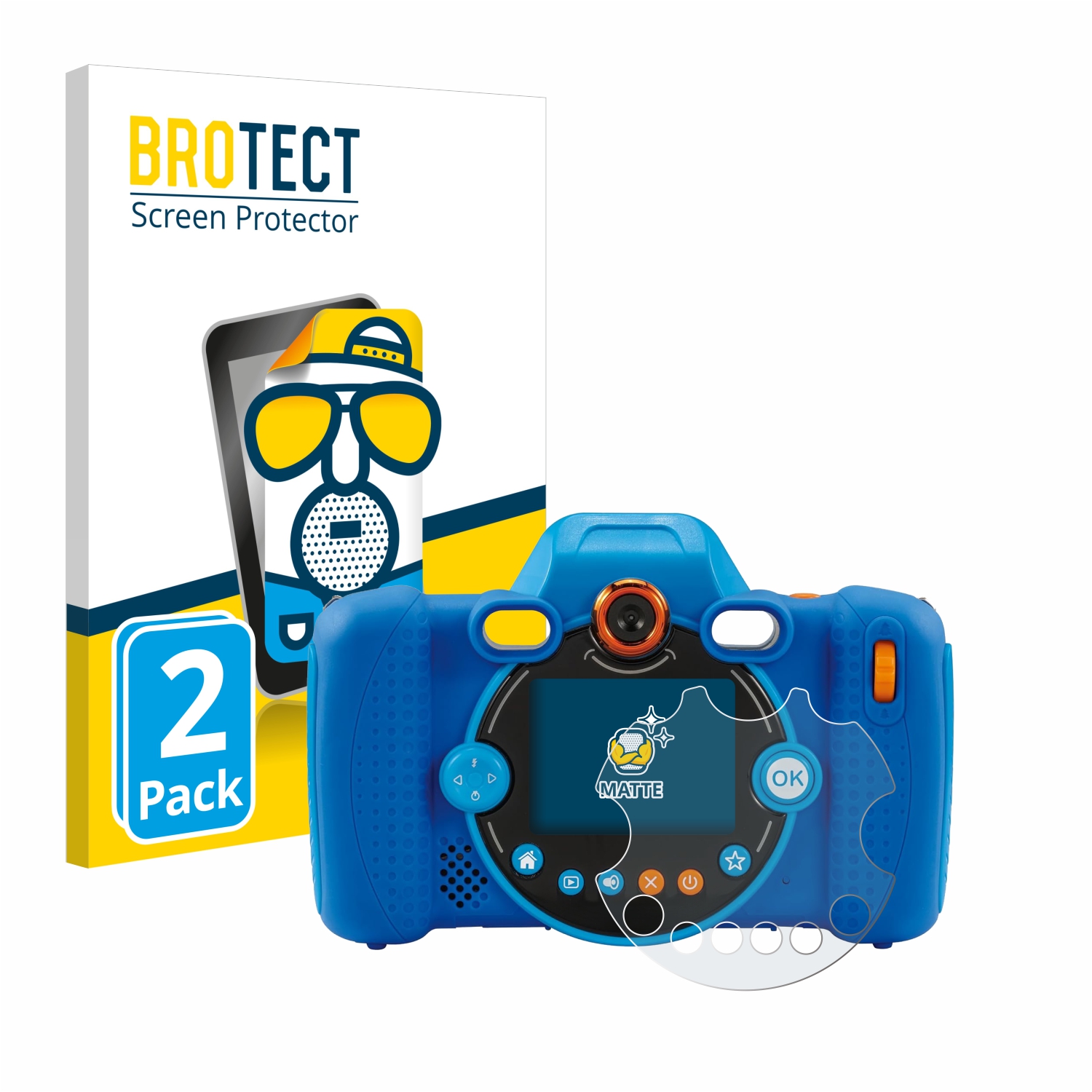2x BROTECT Entspiegelungs-Folie pro Vtech Kidizoom Duo FX
