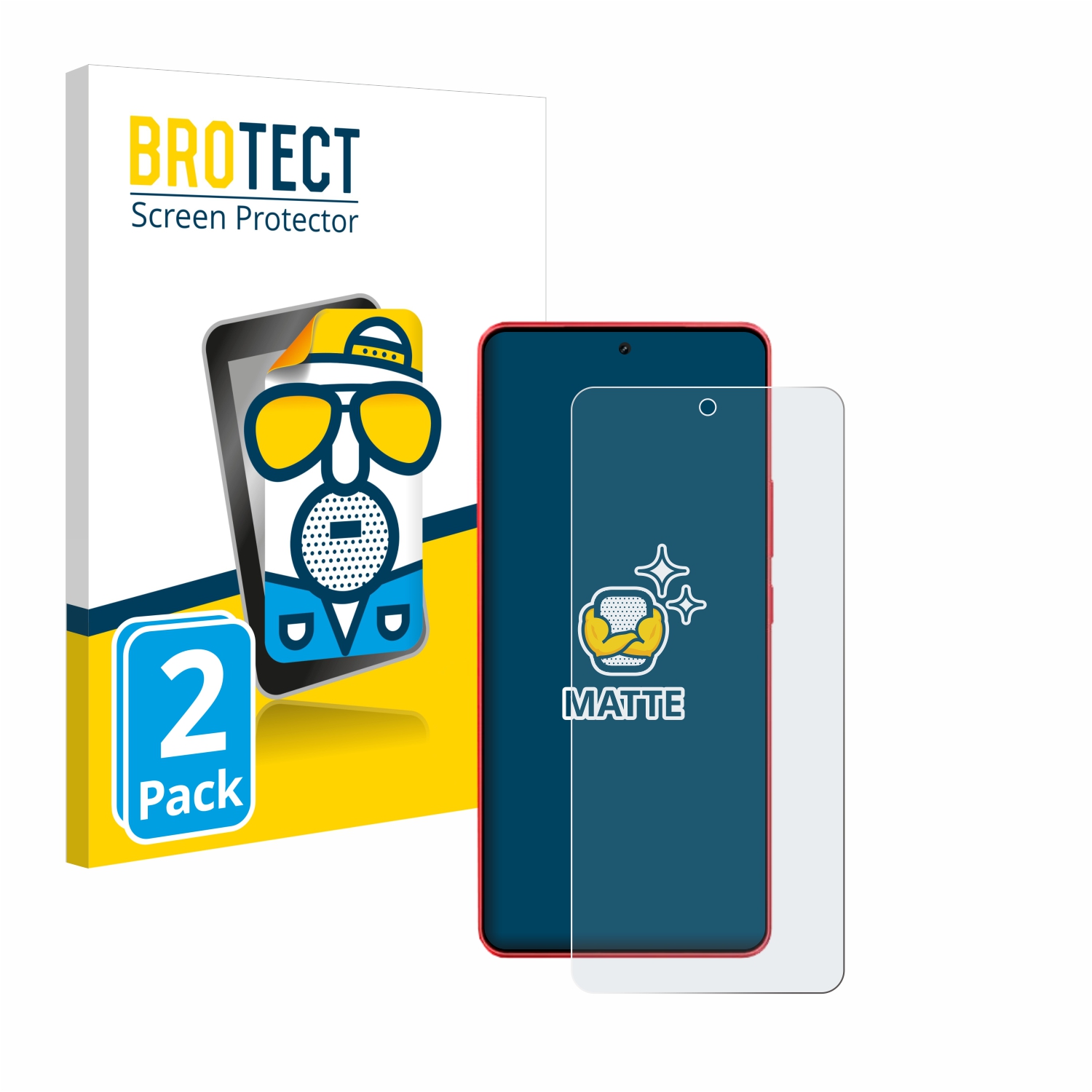 2x BROTECT Entspiegelungs-Folie pro Vivo iQOO Neo 9s Pro Plus