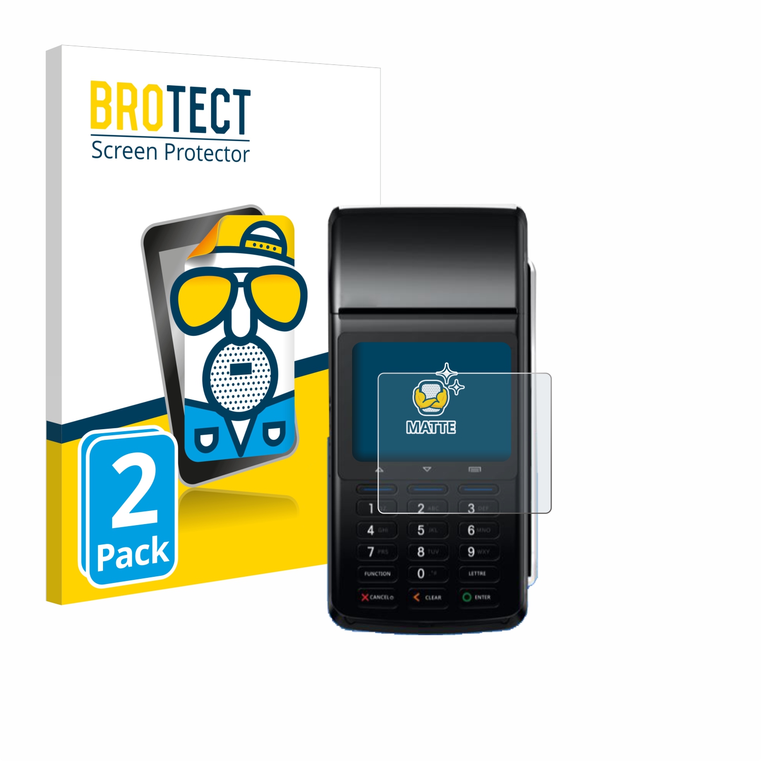 2x BROTECT Entspiegelungs-Folie pro Pax S920