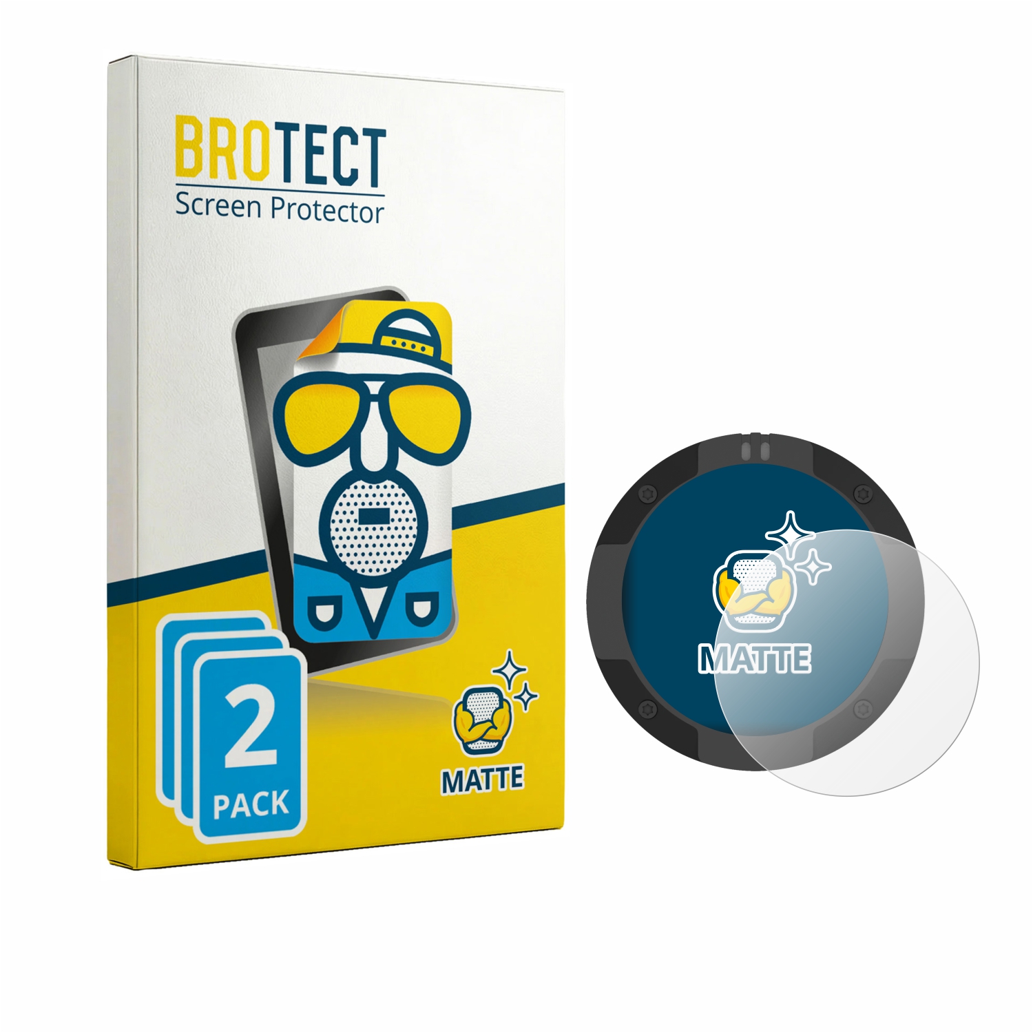 2x BROTECT Entspiegelungs-Folie pro Beeline Moto II