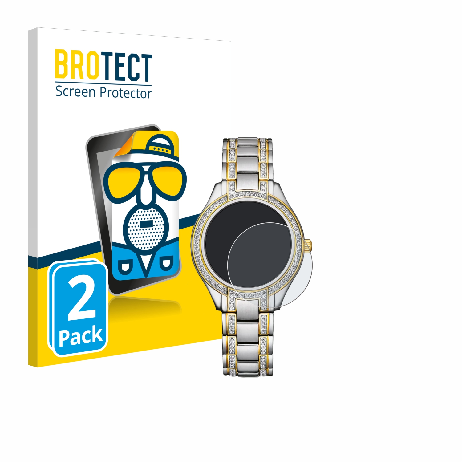2x BROTECT Entspiegelungs-Folie pro Citizen Eco Drive FE1234-50L