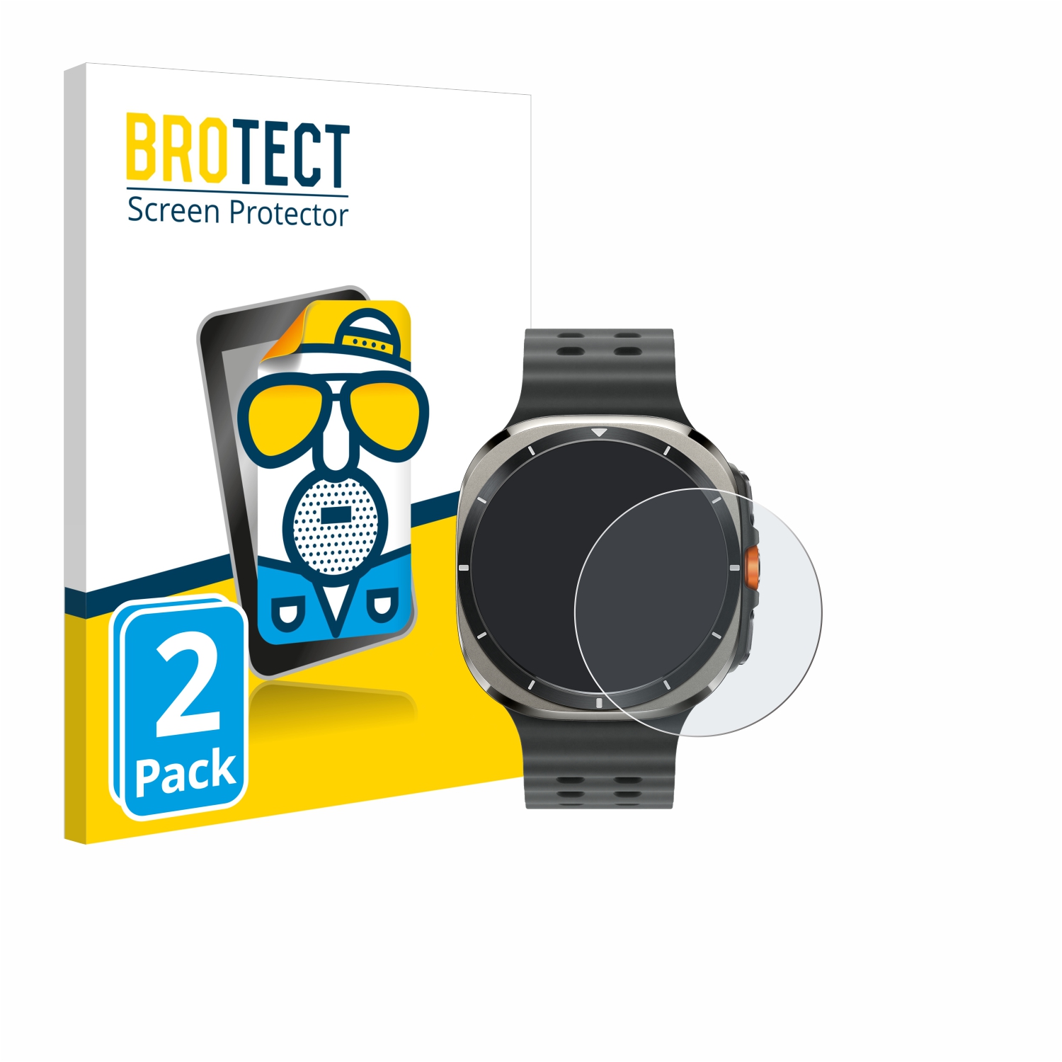 2x BROTECT Entspiegelungs-Folie pro Samsung Galaxy Watch Ultra (47 mm)