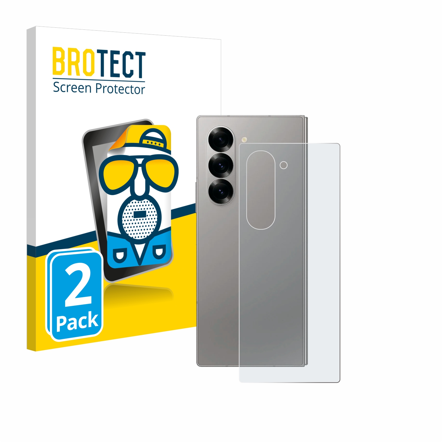 2x BROTECT Entspiegelungs-Folie pro Samsung Galaxy Z Fold 6 5G (zadní strana)