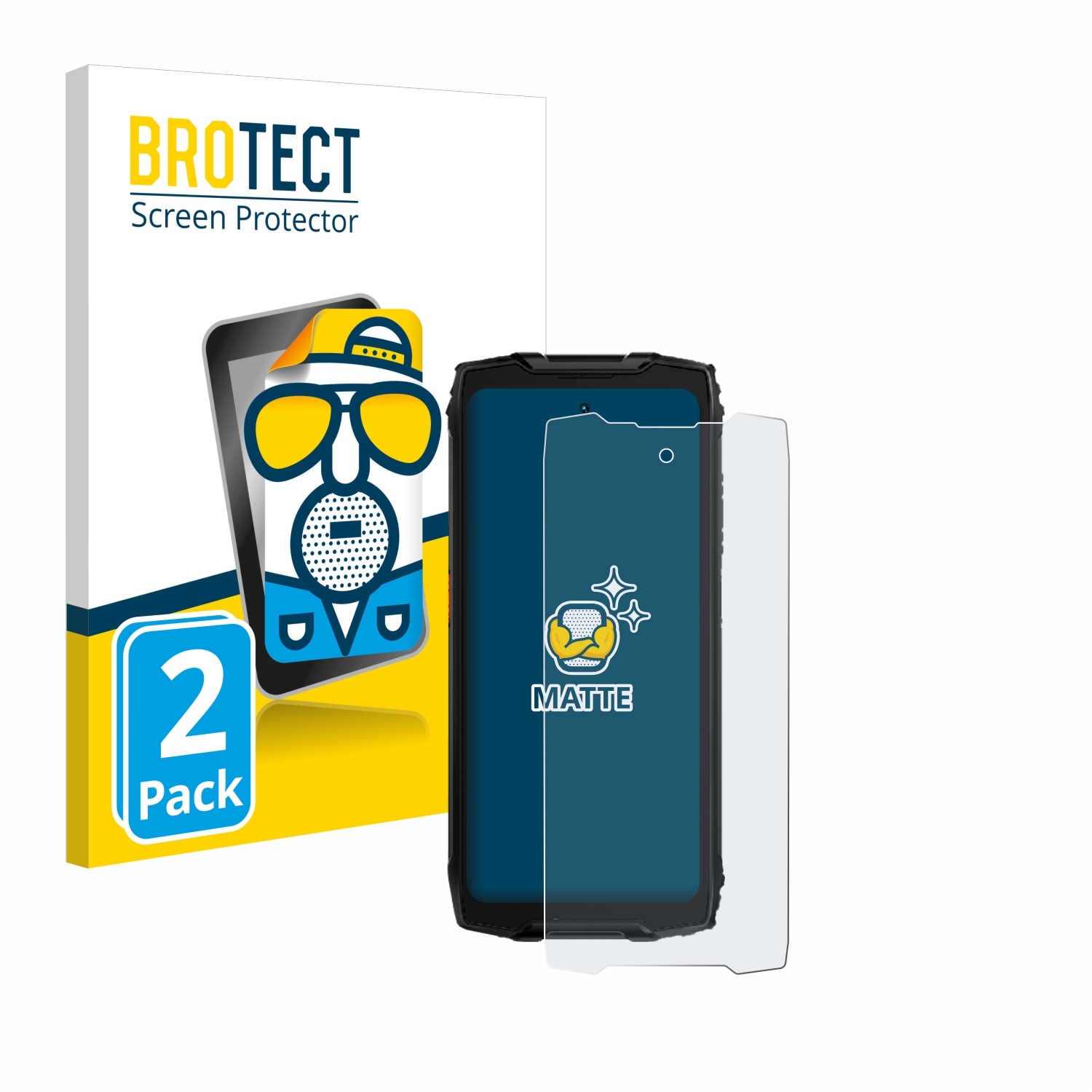2x BROTECT Entspiegelungs-Folie pro Blackview BV9300 Pro