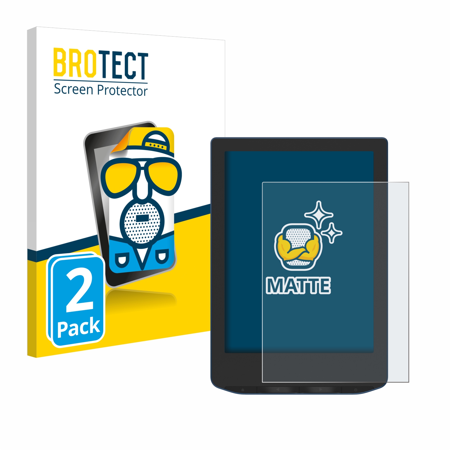 2x BROTECT Entspiegelungs-Folie pro PocketBook Verse Pro Color