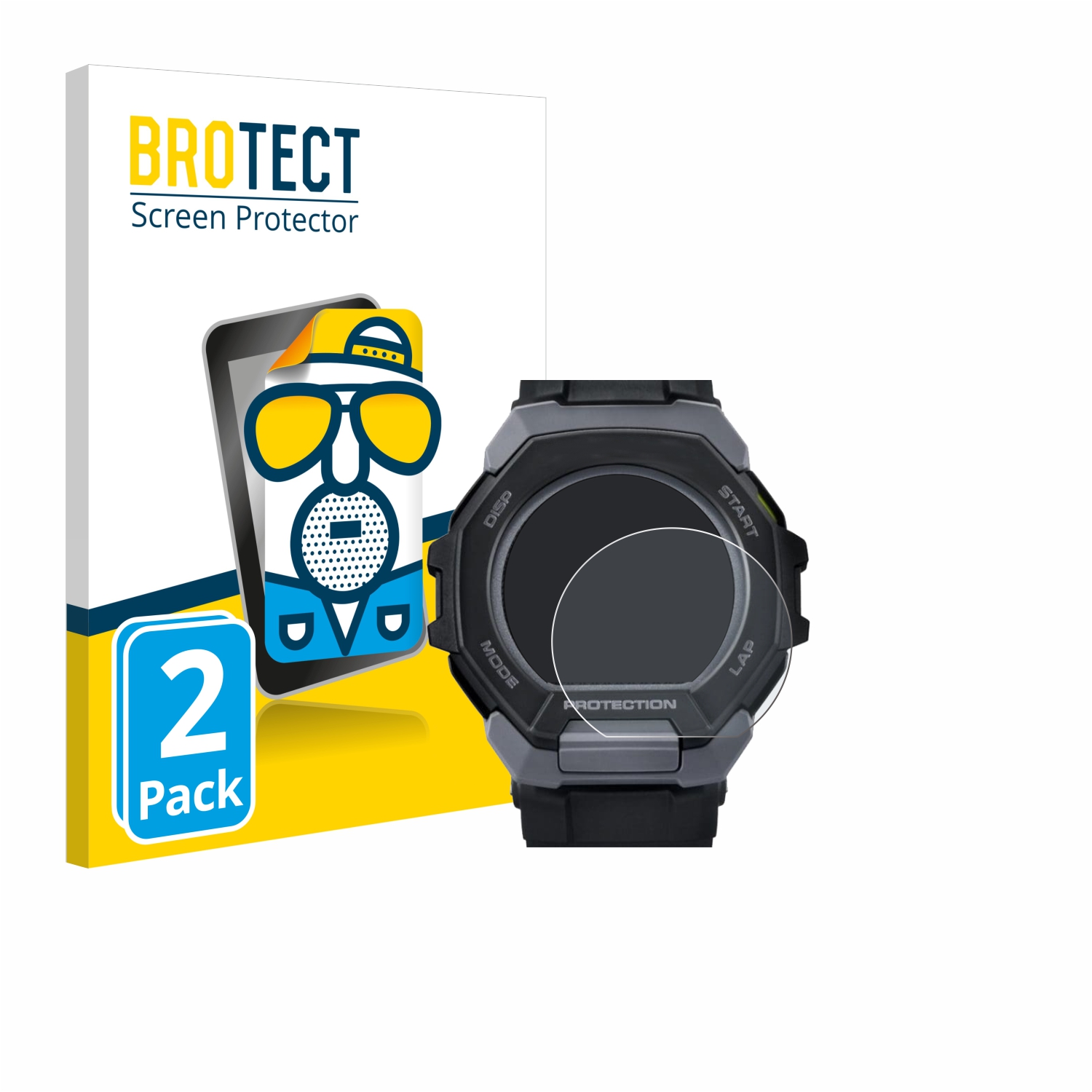 2x BROTECT Entspiegelungs-Folie pro Casio G-Shock G-Squad GBD-300