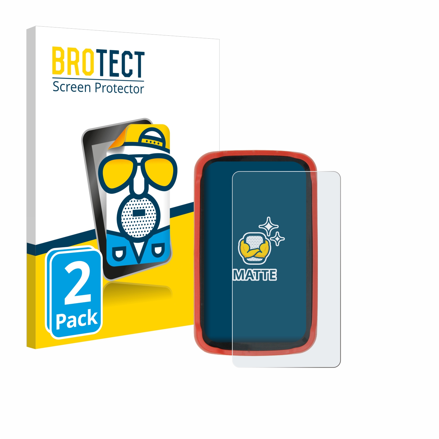 2x BROTECT Entspiegelungs-Folie pro Emmerl Pagertester