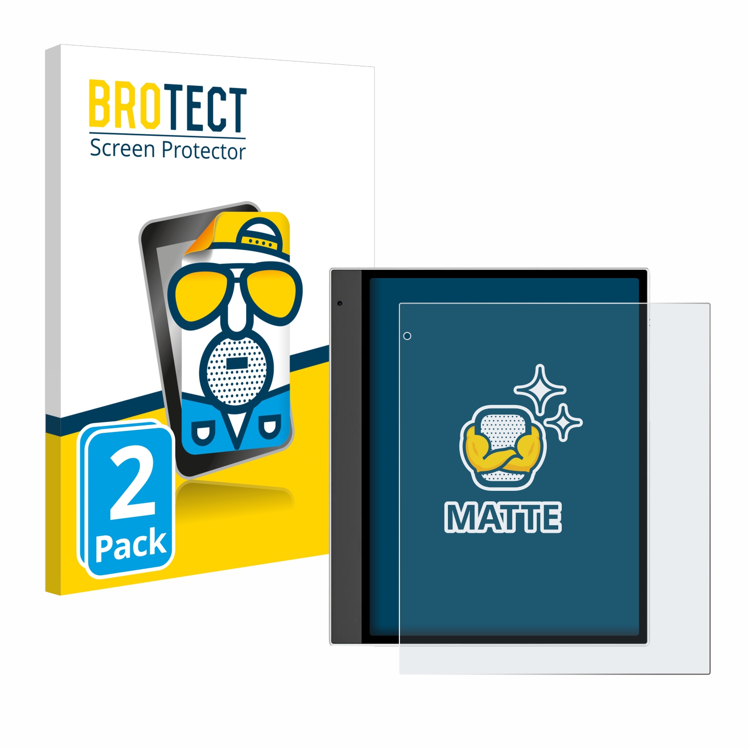 2x BROTECT Entspiegelungs-Folie pro Bigme inkNote X Color