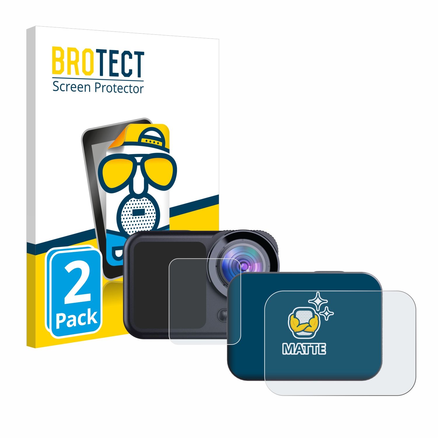 2x BROTECT Entspiegelungs-Folie pro Easypix GoXtreme Manta