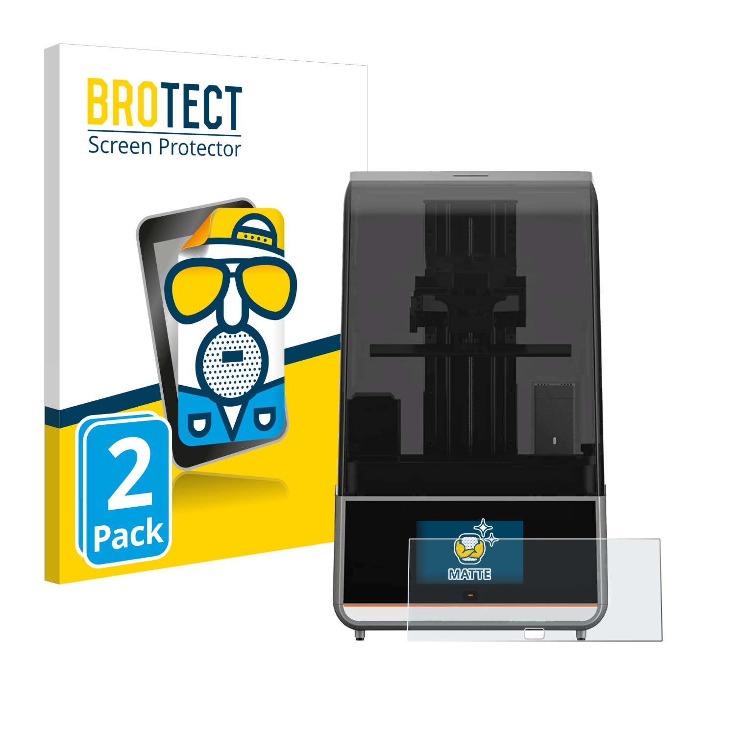 2x BROTECT Entspiegelungs-Folie pro Anycubic Photon Mono M7 Pro