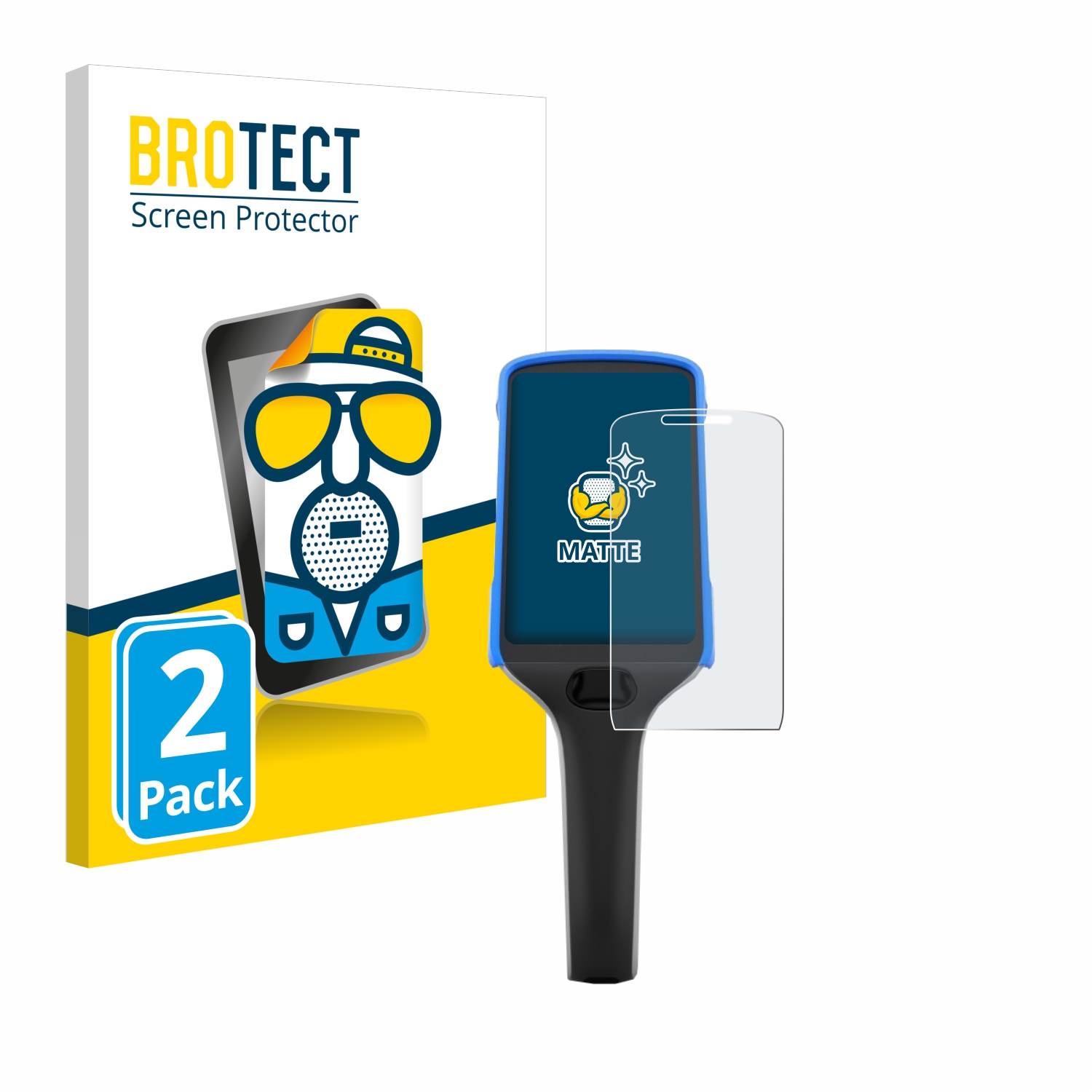 2x BROTECT Entspiegelungs-Folie pro Zebra PS 30
