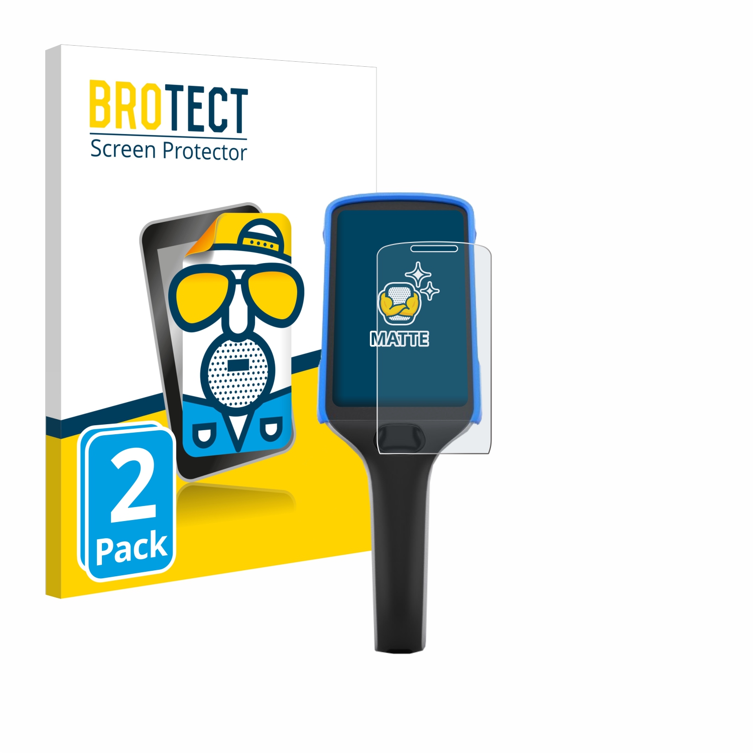 2x BROTECT Entspiegelungs-Folie pro Zebra PS 30 Plus