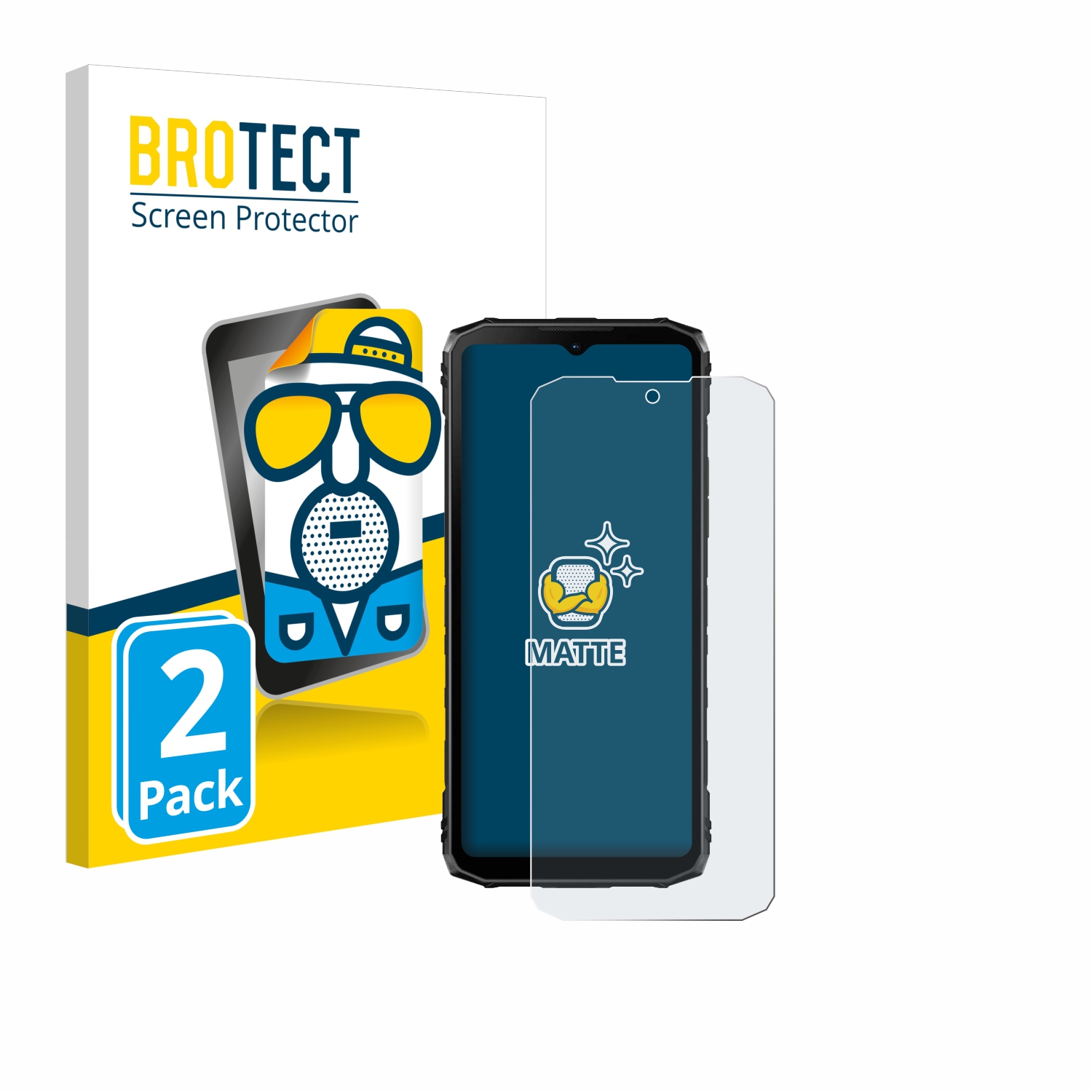 2x BROTECT Entspiegelungs-Folie pro Doogee Blade 10 Pro