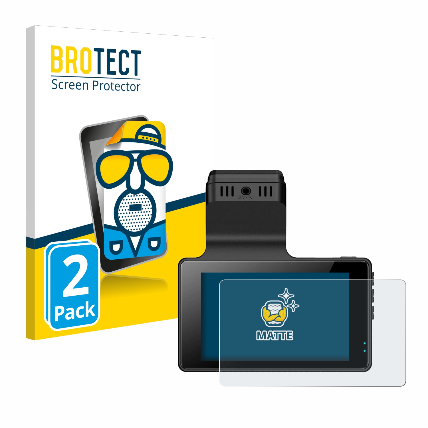 2x BROTECT Entspiegelungs-Folie pro Azdome M63 Pro