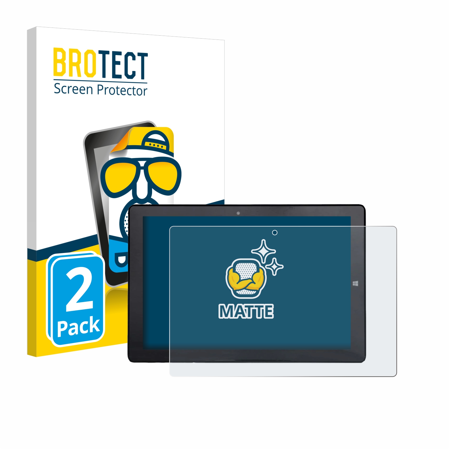 2x BROTECT Entspiegelungs-Folie pro Awow AiBook 10