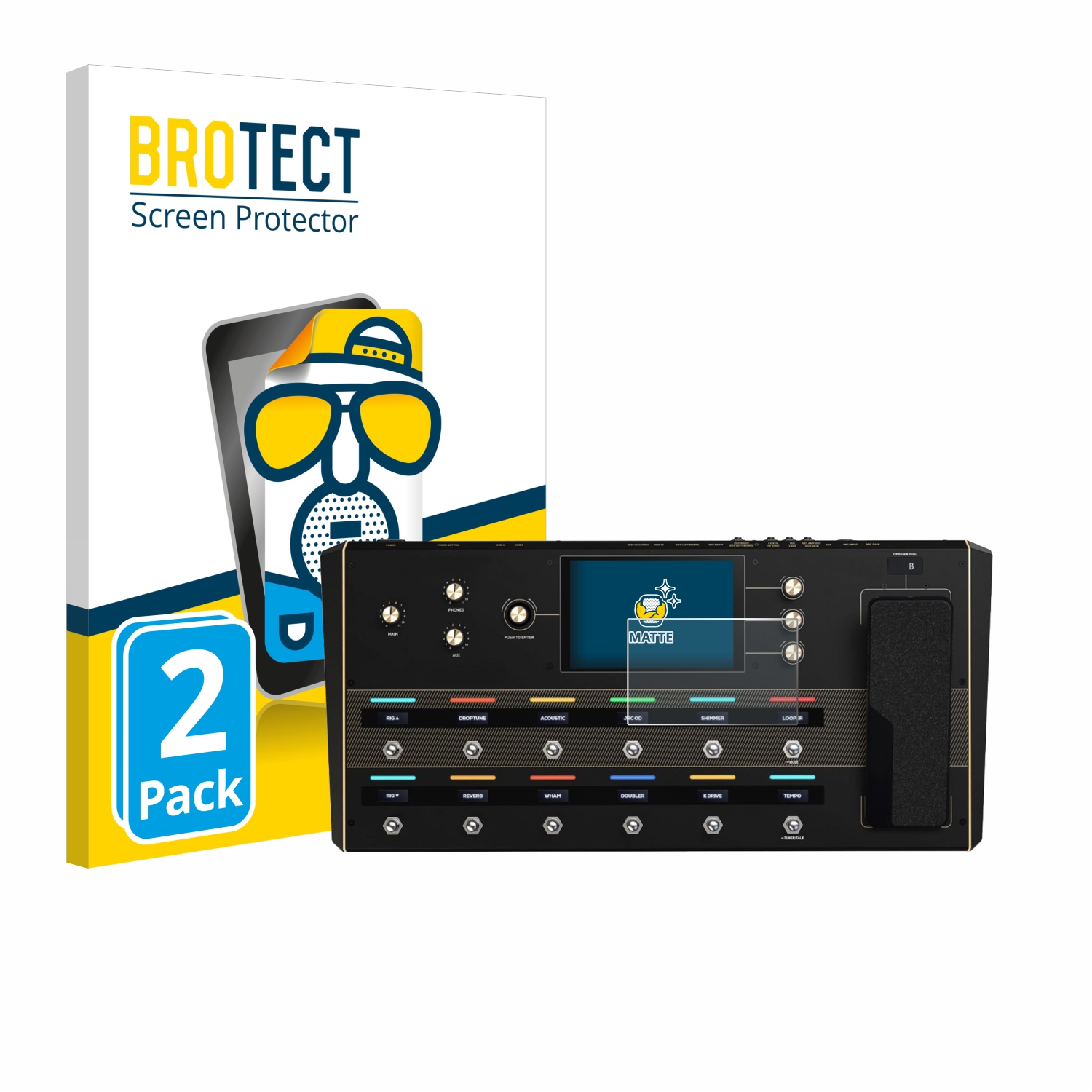 2x BROTECT Entspiegelungs-Folie pro Headrush Prime